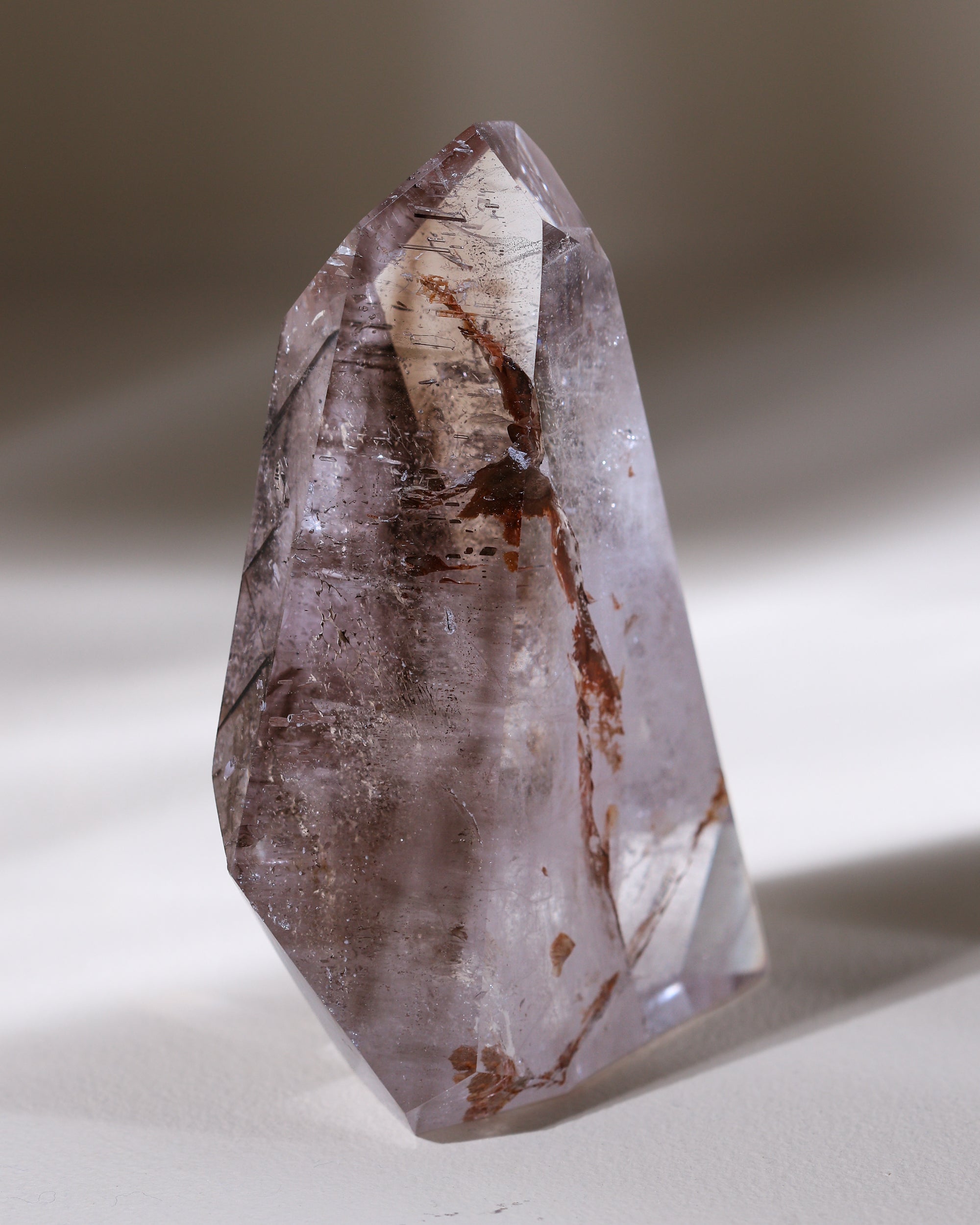 Smoky Amethyst Spitze, Einzelstück