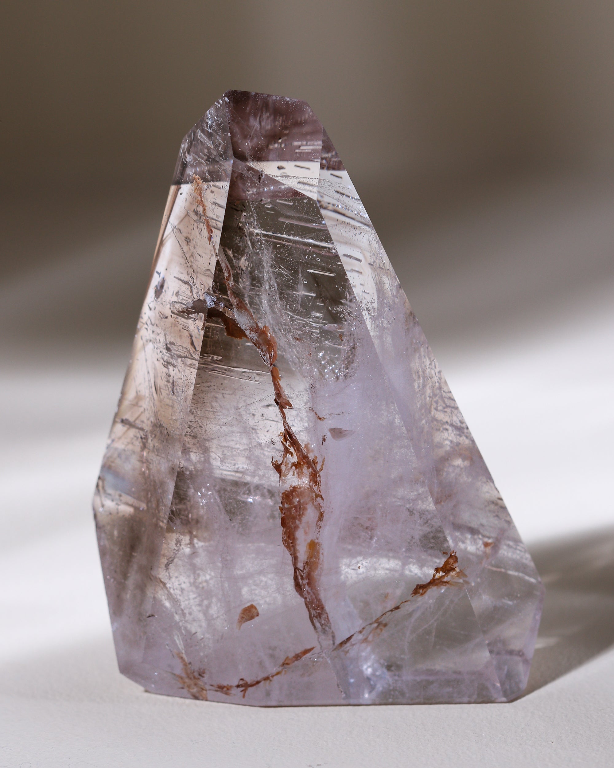 Smoky Amethyst Spitze, Einzelstück
