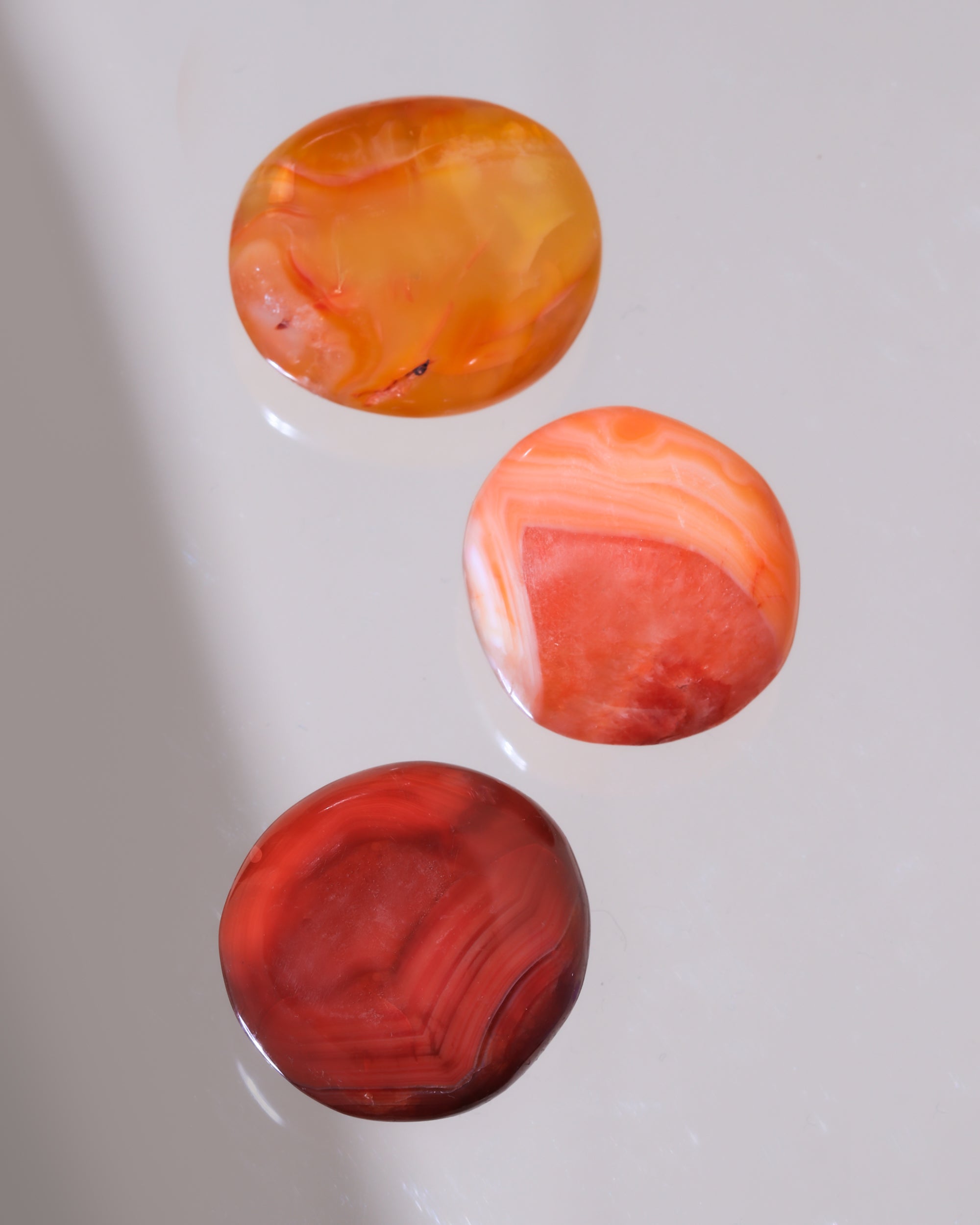 Carnelian pocket stone