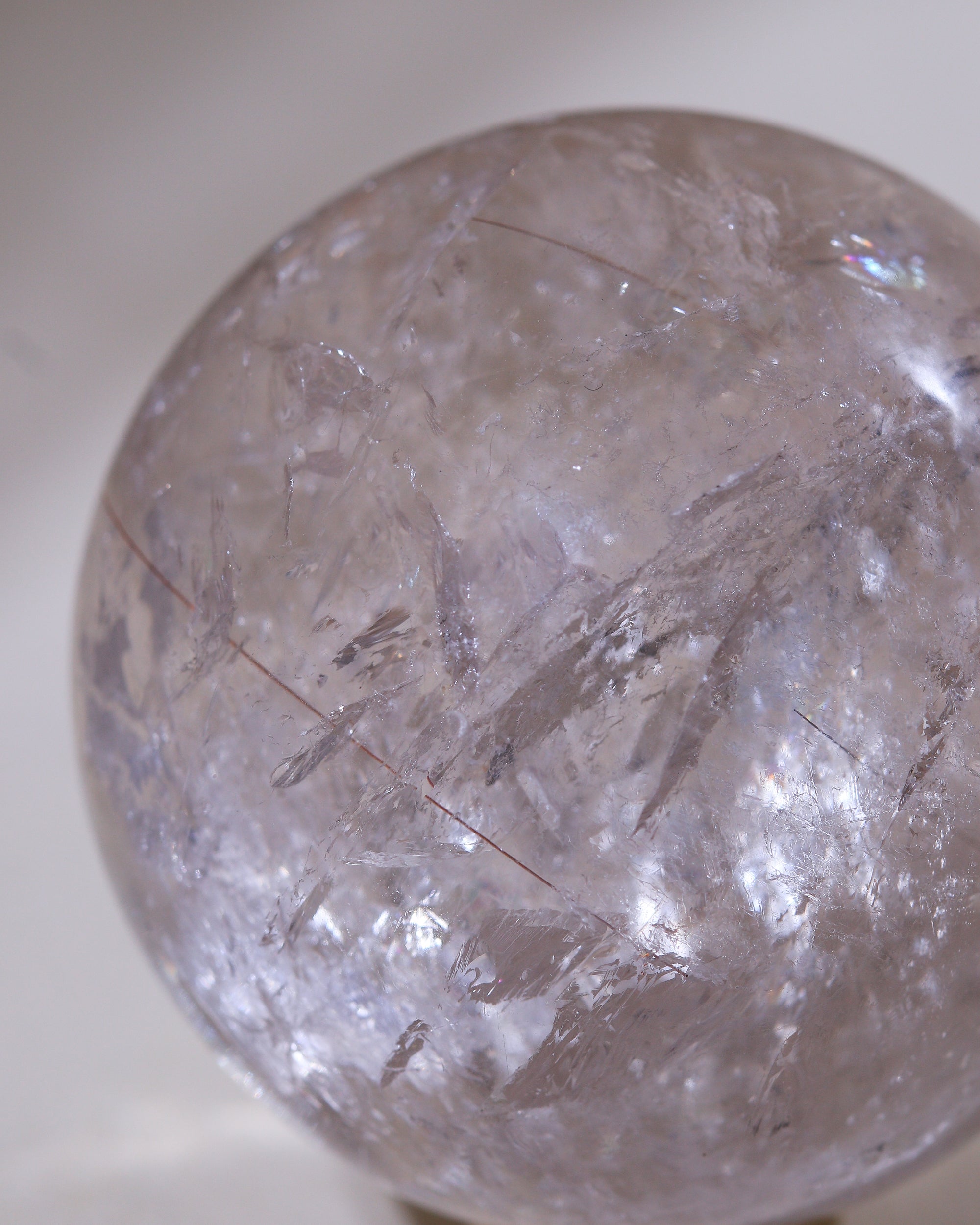 Rutilquarz Kugel, Einzelstück