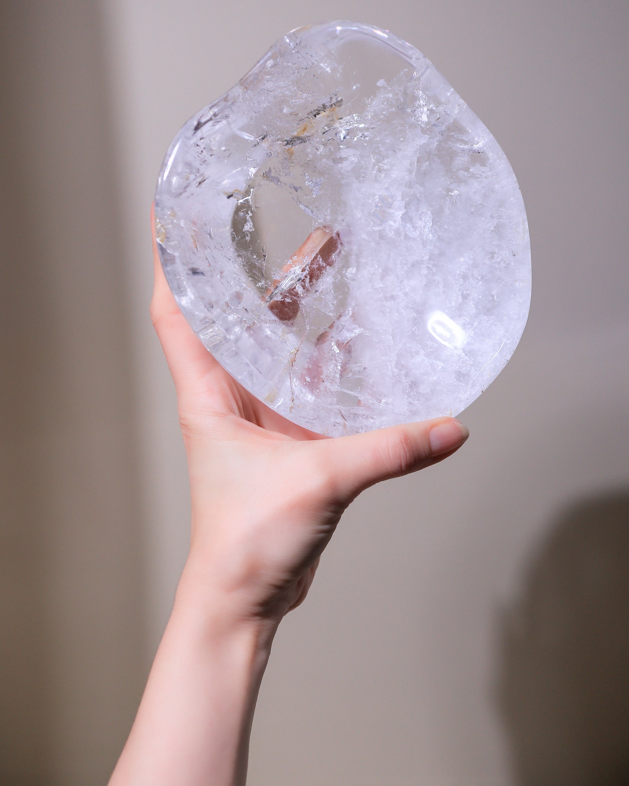 große Bergkristall Schale, Einzelstück