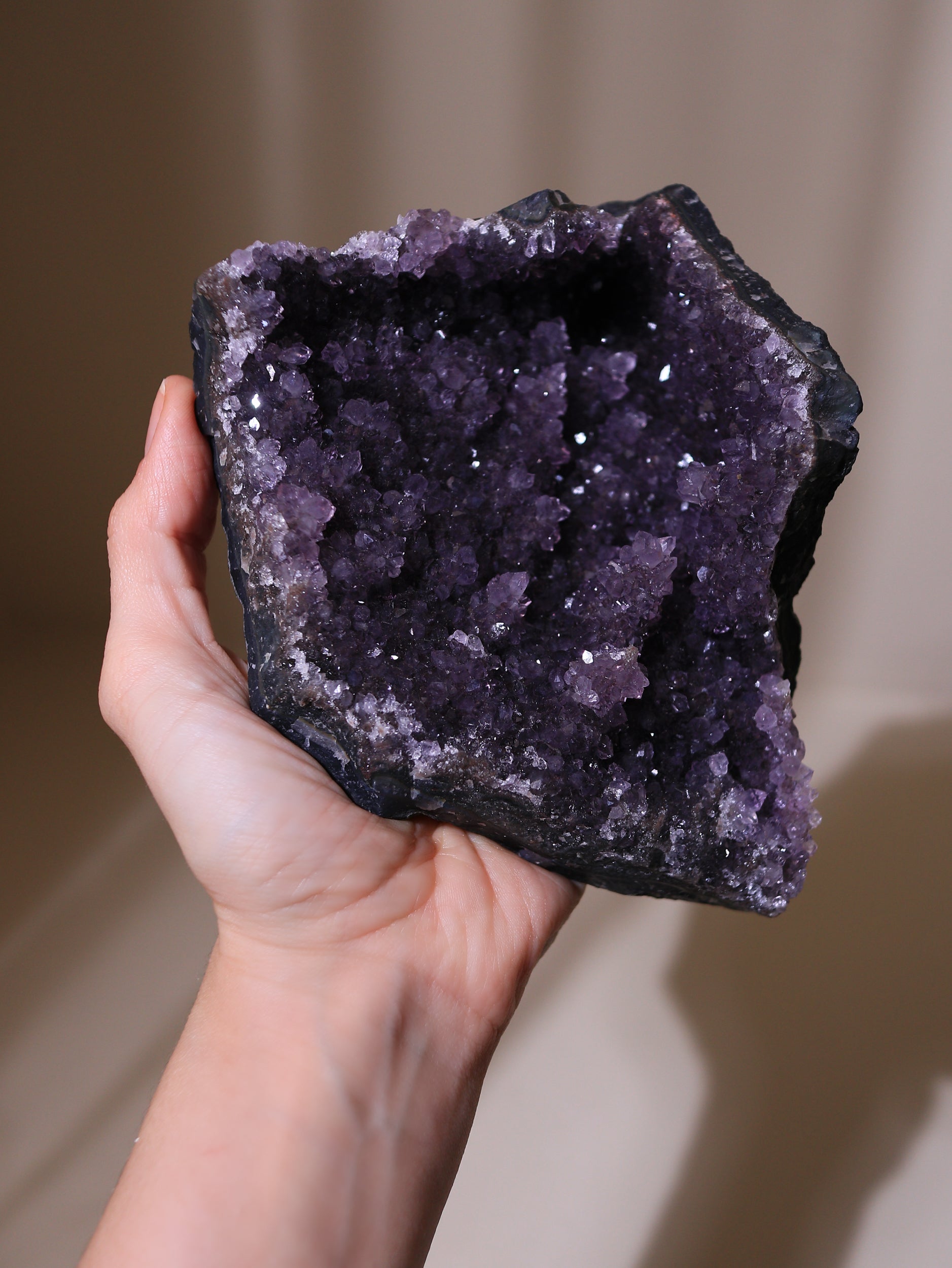 Stalaktit-Amethyst Kristall, Einzelstück