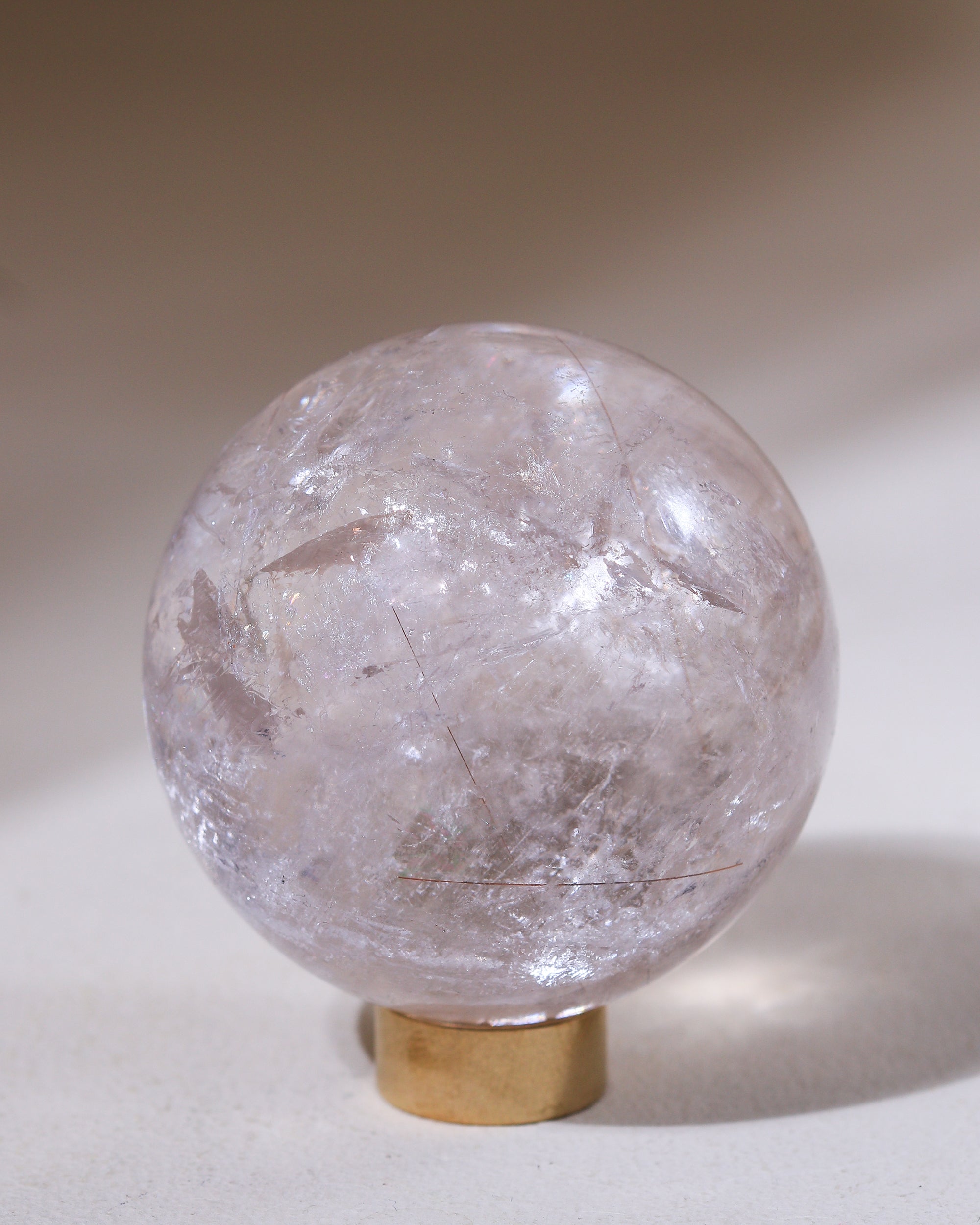 Rutilquarz Kugel, Einzelstück