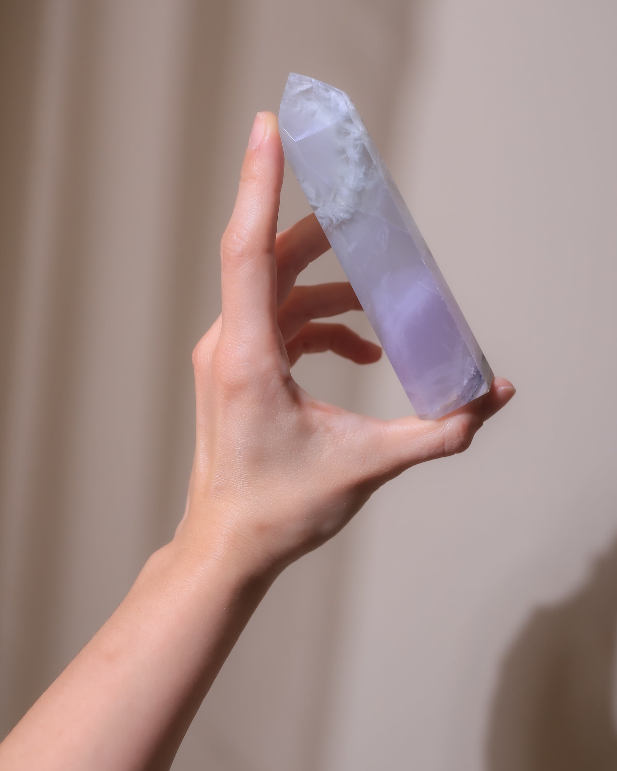 Lavendel Fluorit, Einzelstück