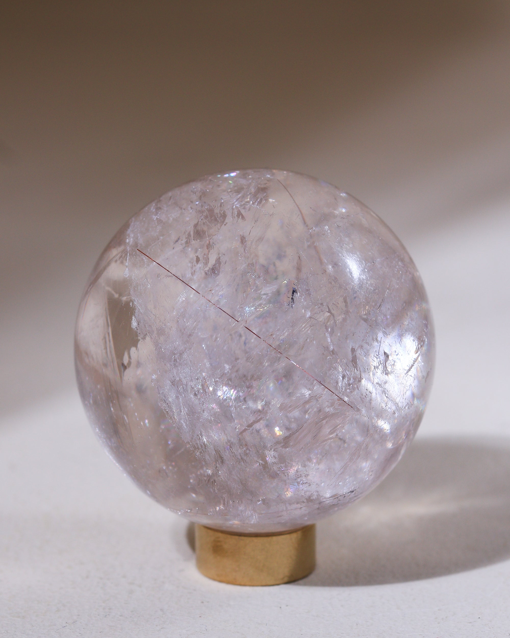 Rutilquarz Kugel, Einzelstück