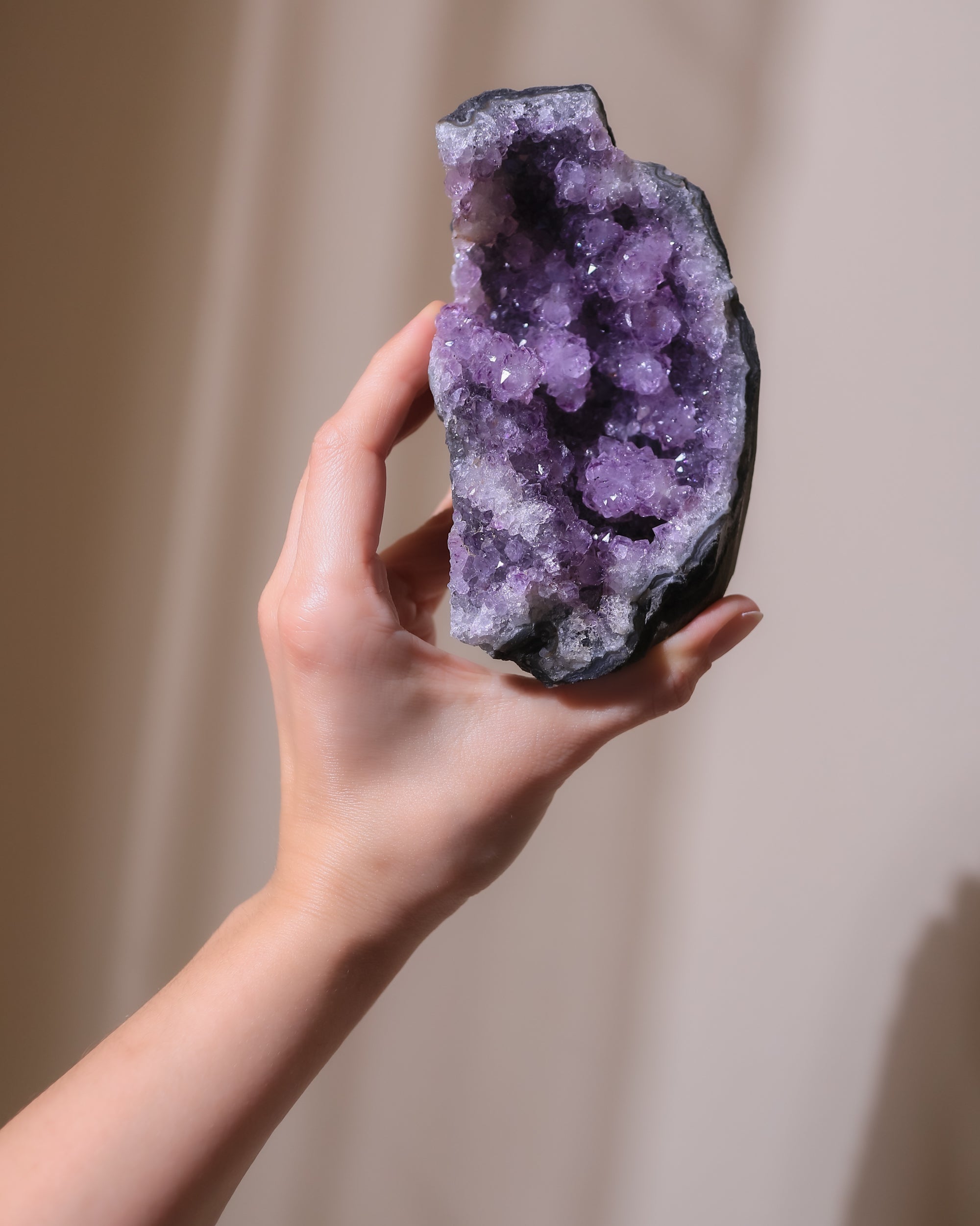 Stalaktit-Amethyst Kristall, Einzelstück