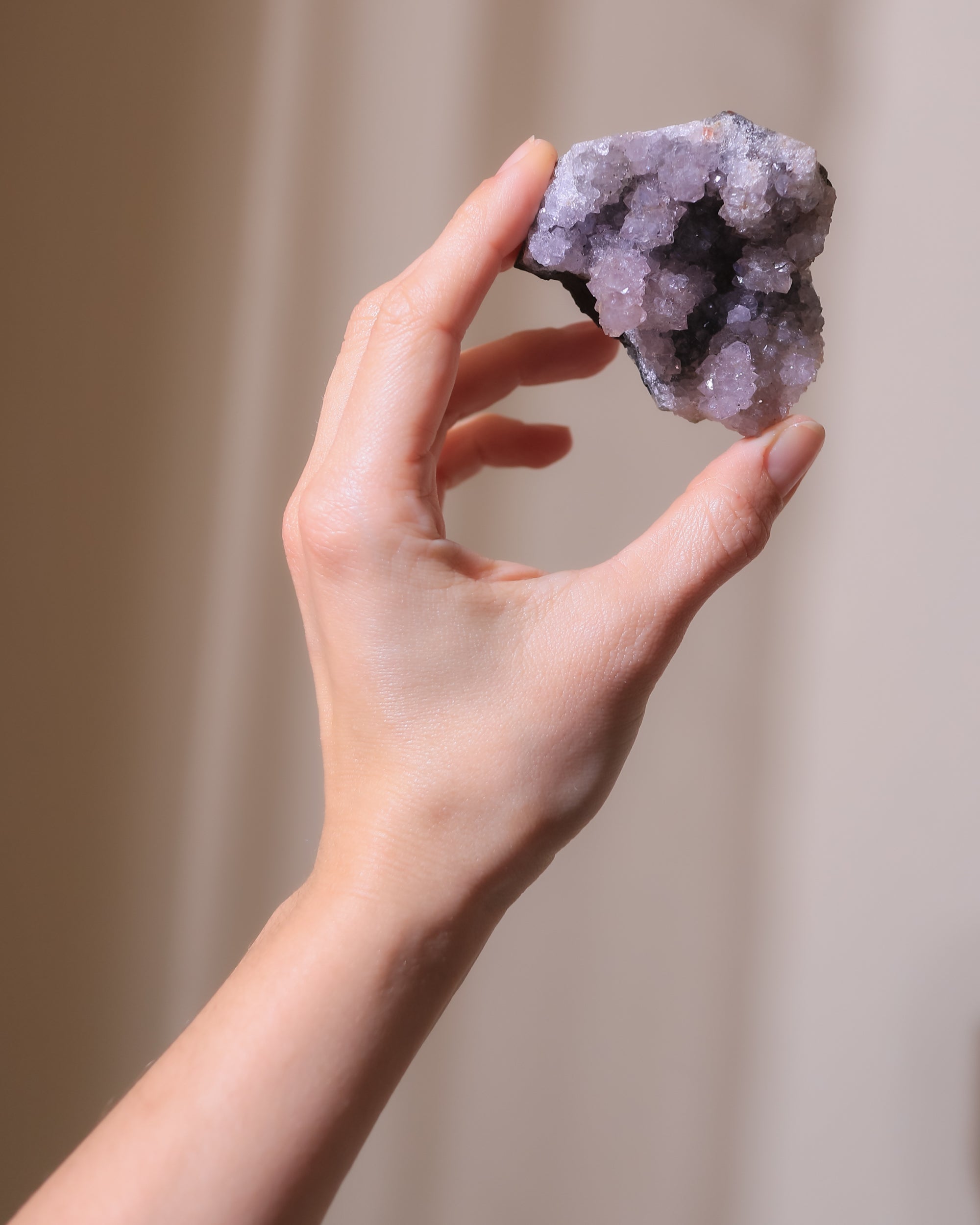 Stalaktit-Amethyst Kristall, Einzelstück