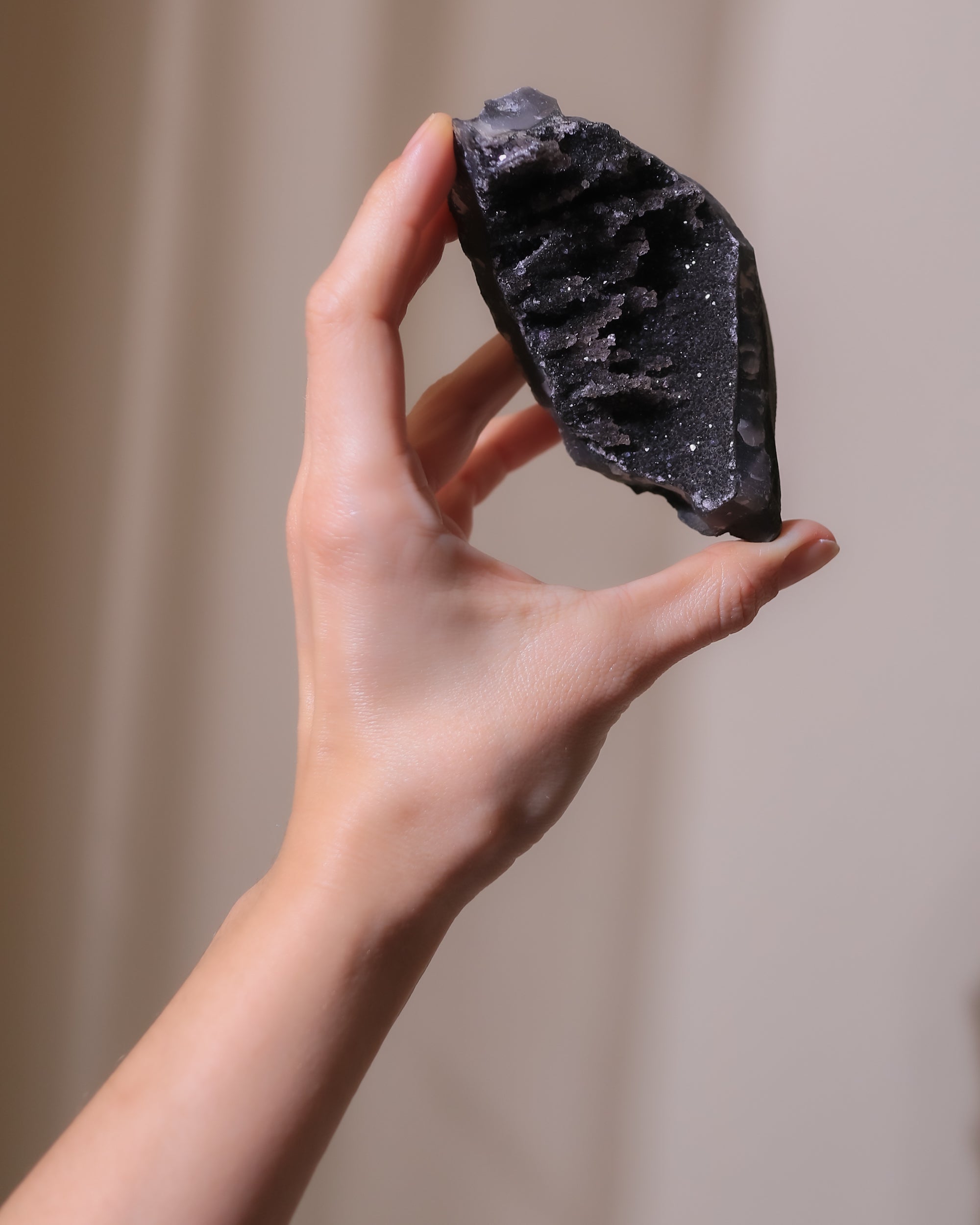 Black Amethyst Kristall, Einzelstück