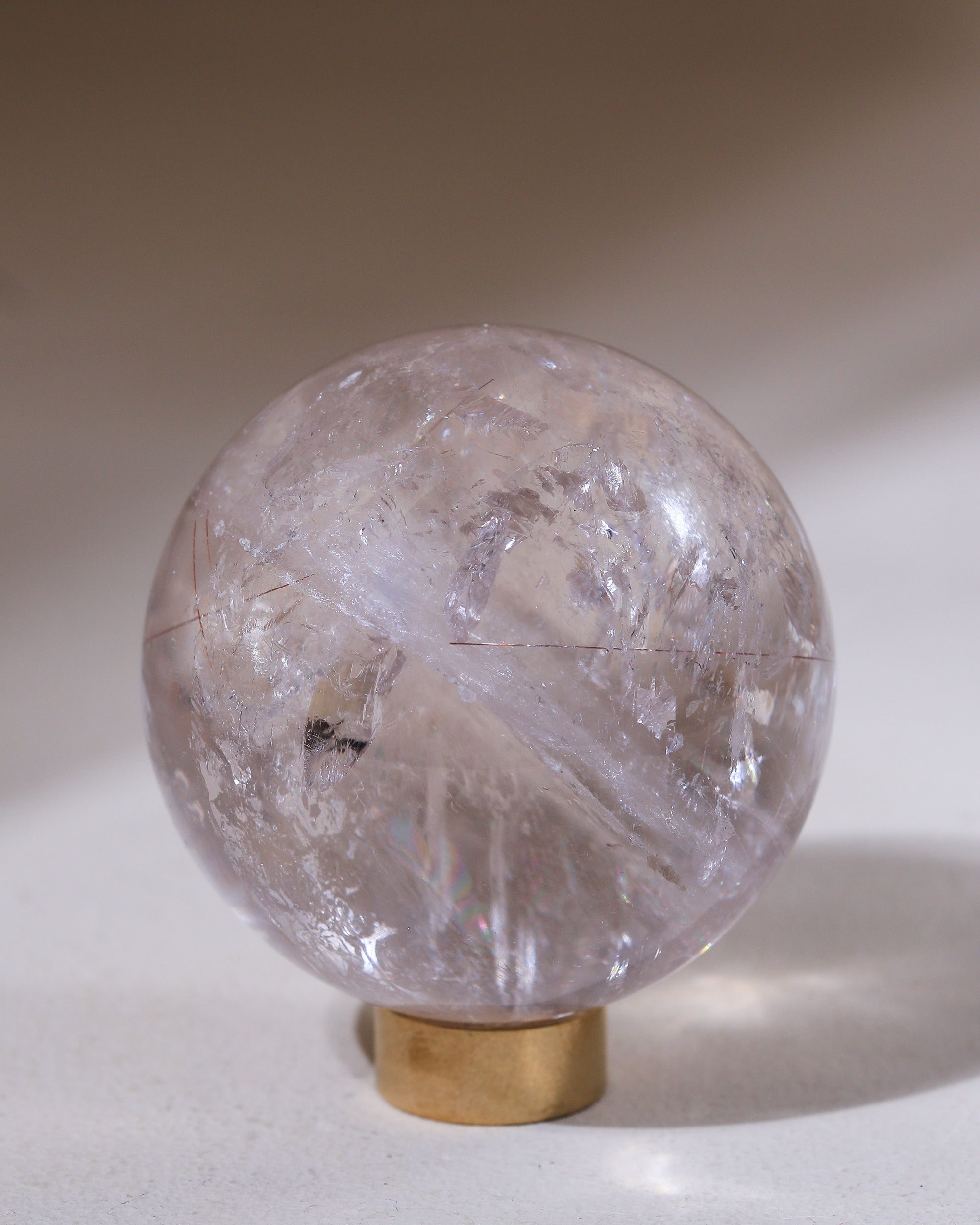 Rutilquarz Kugel, Einzelstück