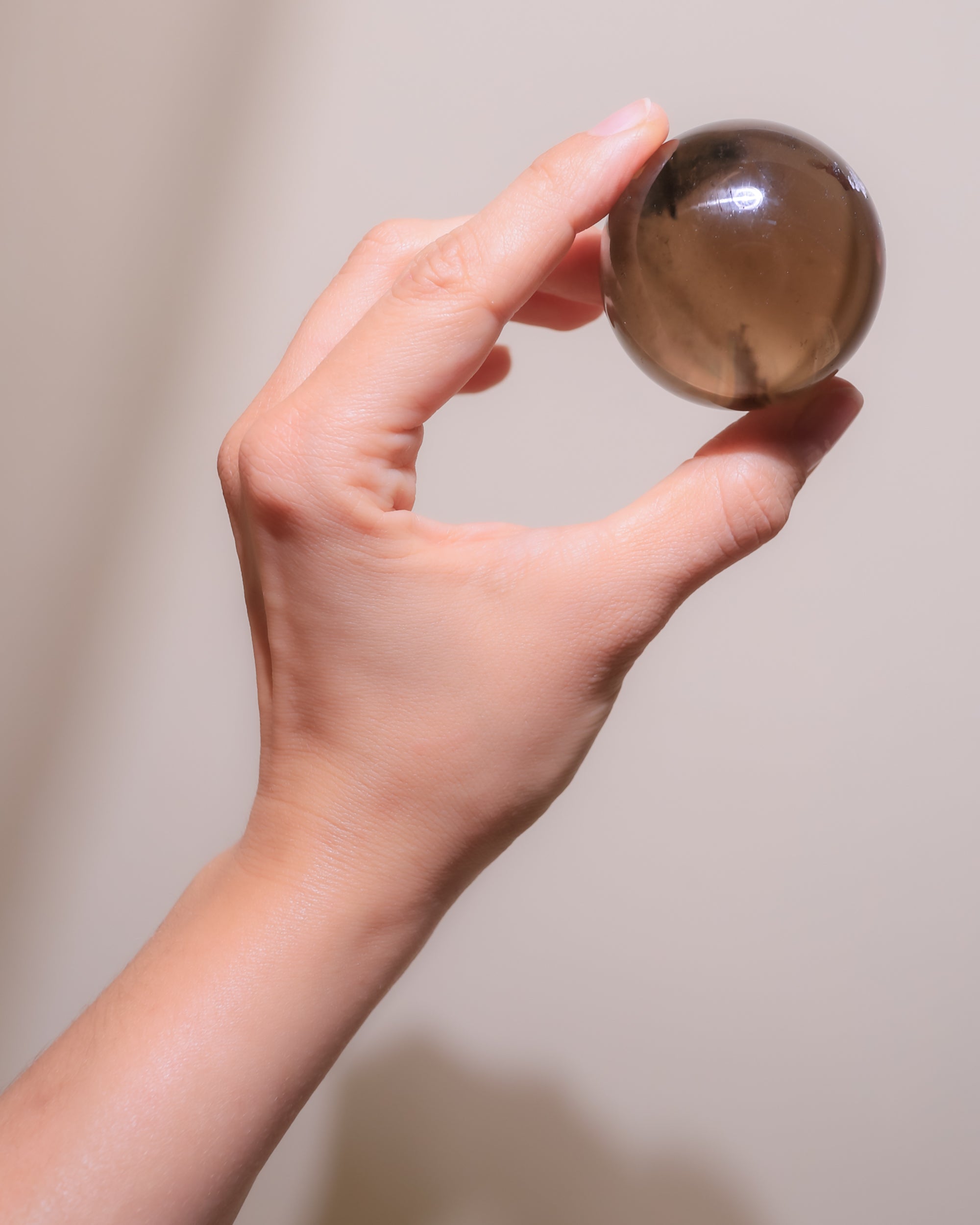 Rauchquarz Kugel, Einzelstück