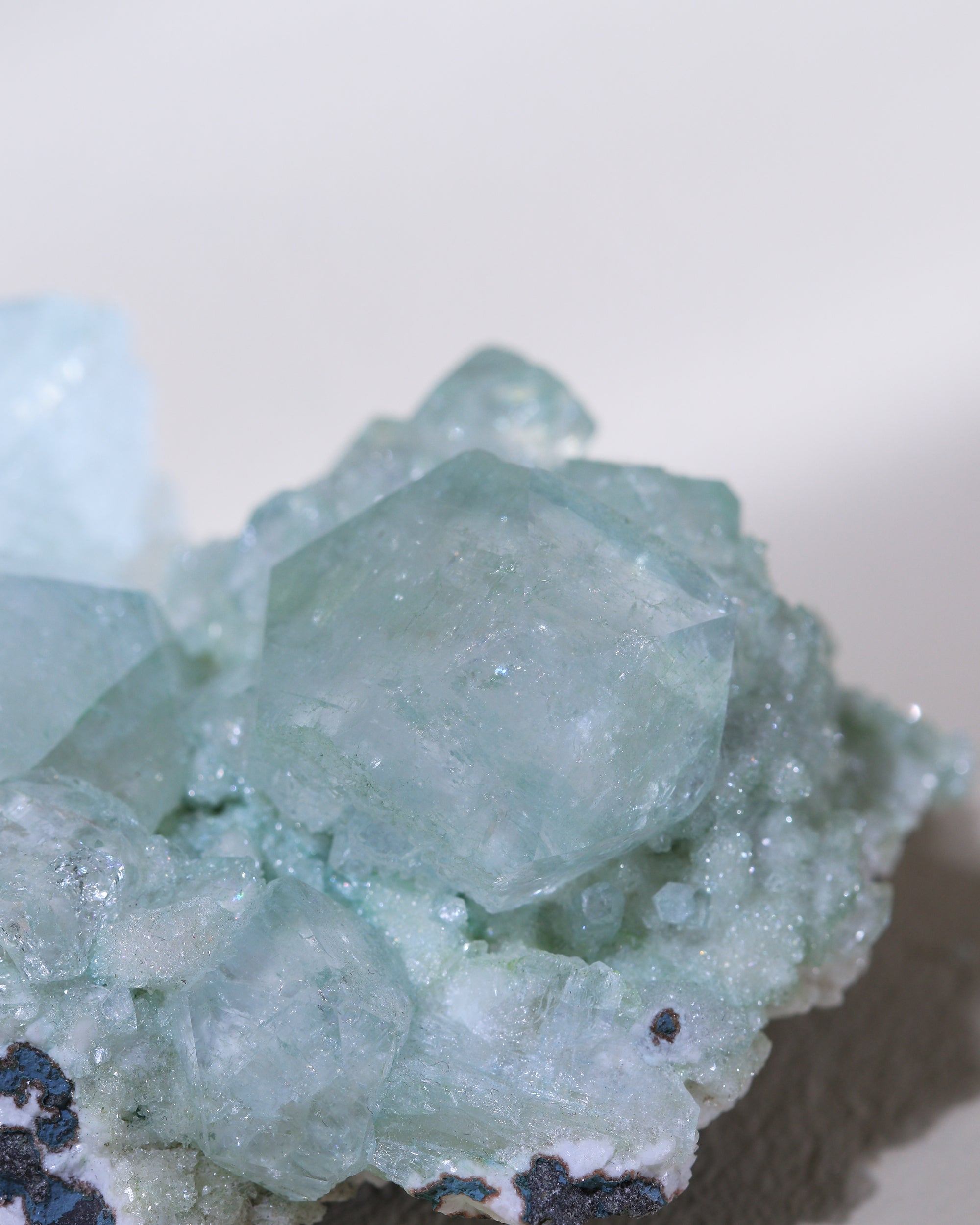 Apophyllit Kristall , Einzelstück