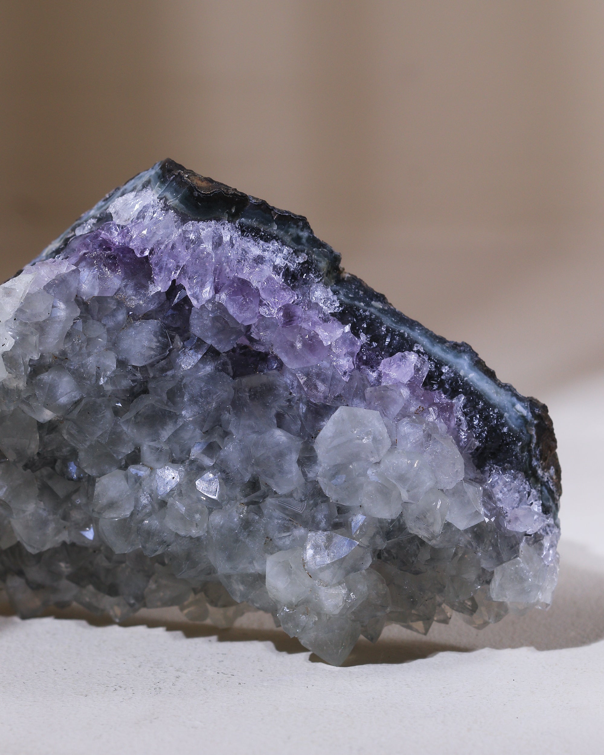 grüner Amethyst (Prasiolith), Einzelstück
