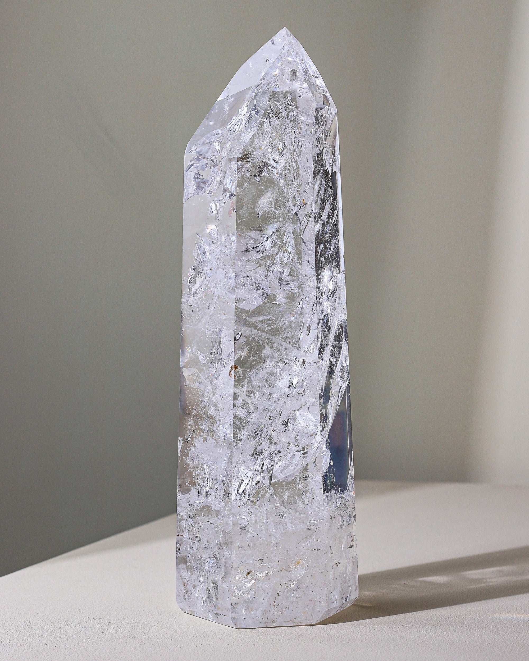 XL Bergkristall Spitze, Einzelstück