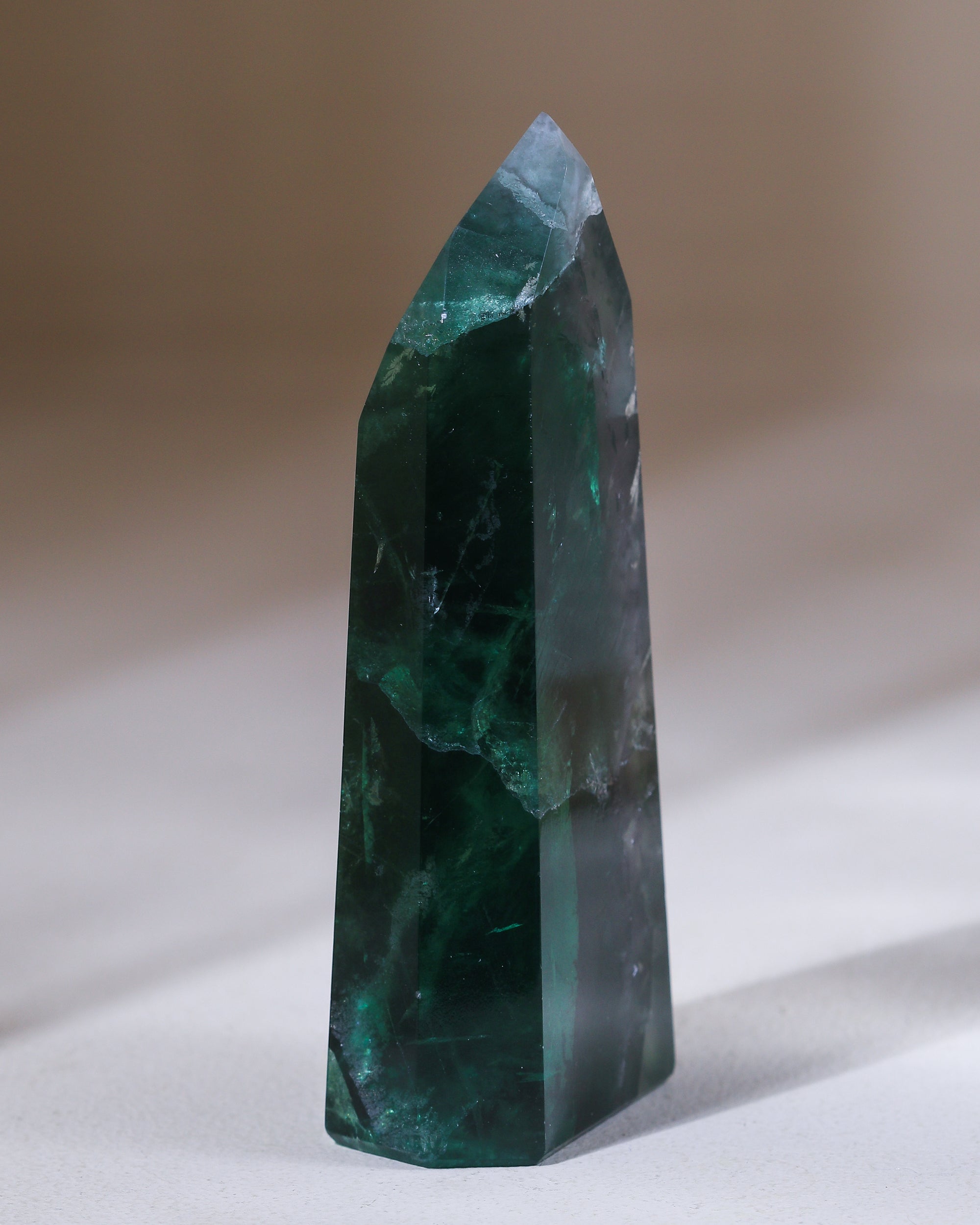 Smaragdgrüner Fluorit, Einzelstück