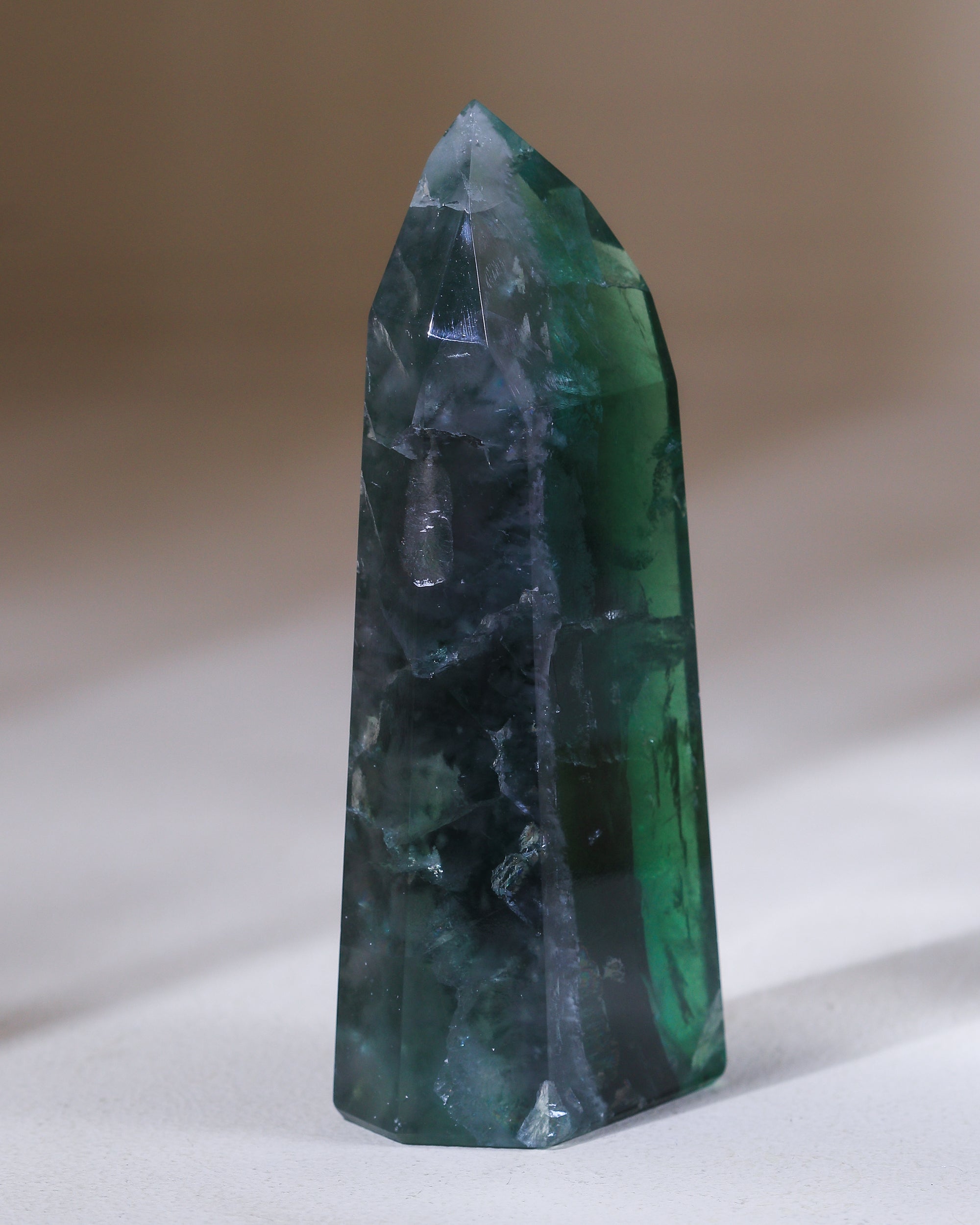 Smaragdgrüner Fluorit, Einzelstück