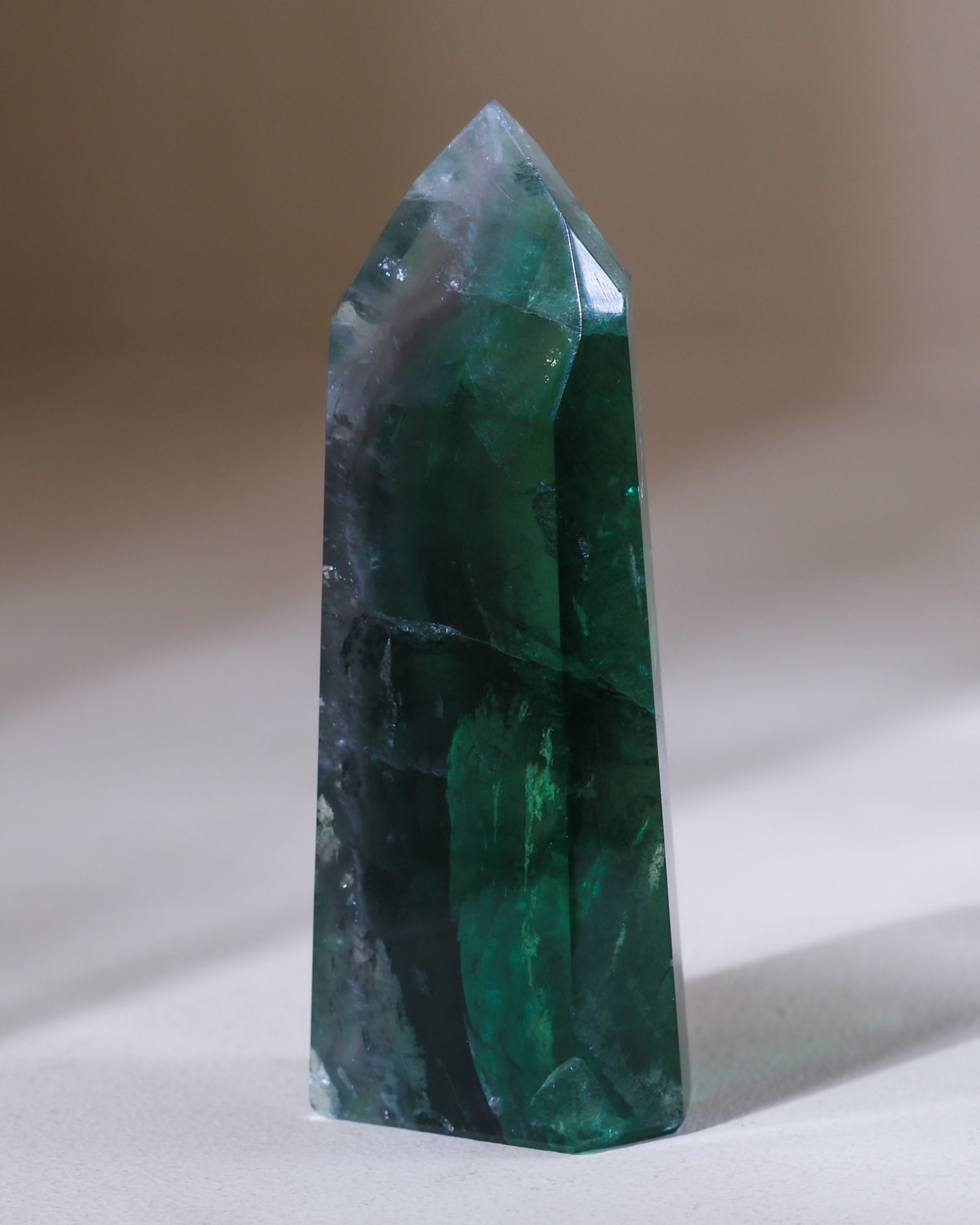 Smaragdgrüner Fluorit, Einzelstück