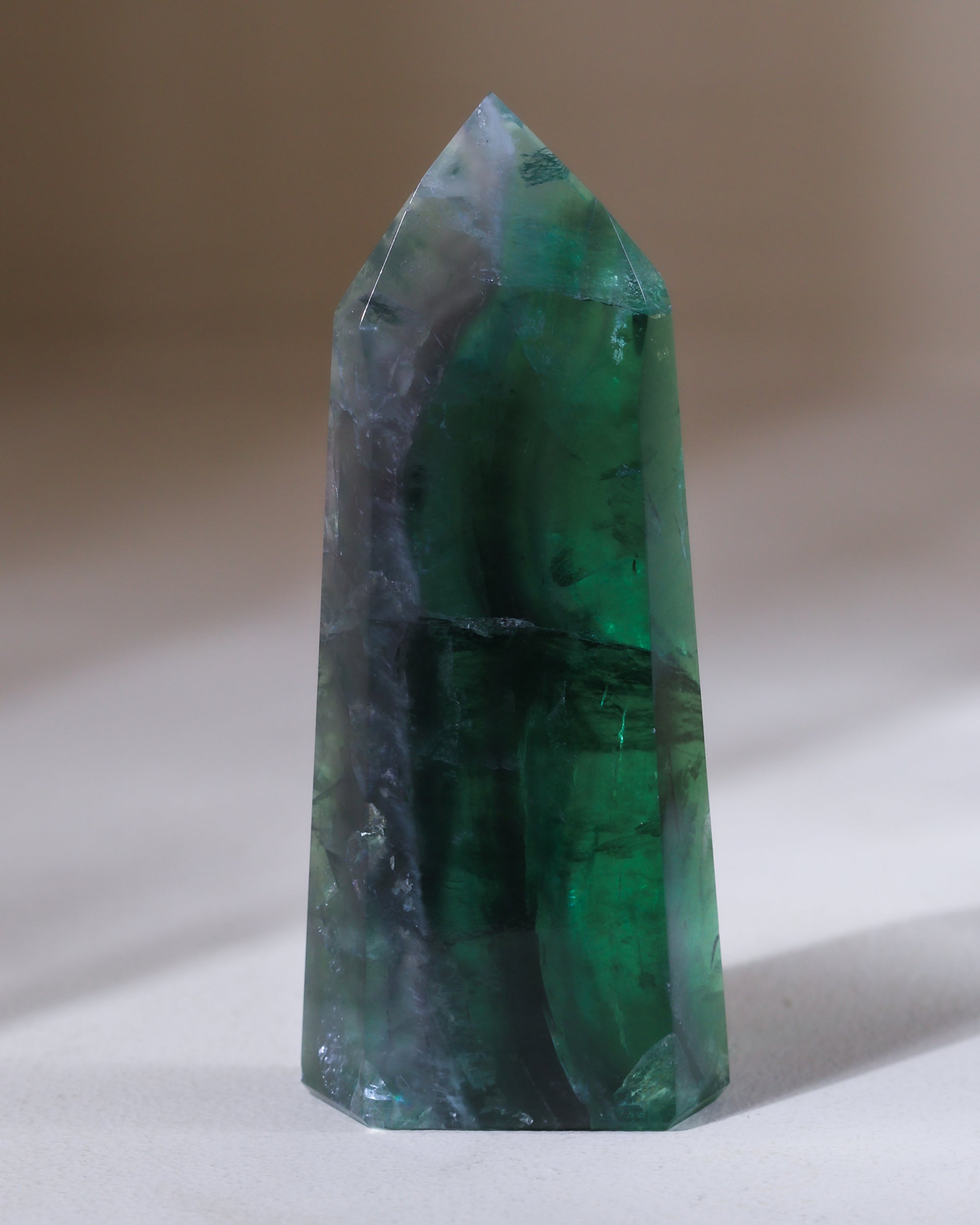 Smaragdgrüner Fluorit, Einzelstück