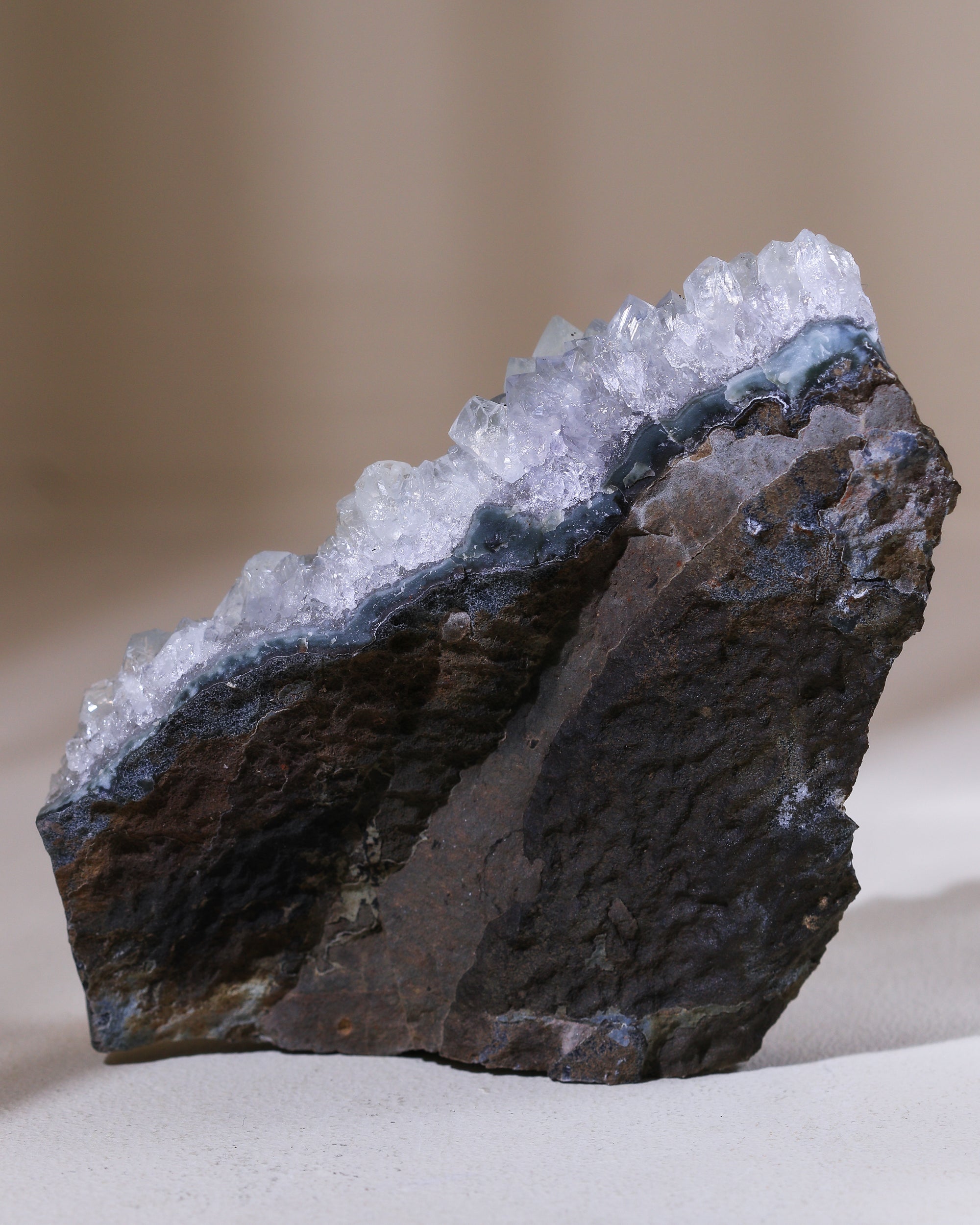 grüner Amethyst (Prasiolith), Einzelstück