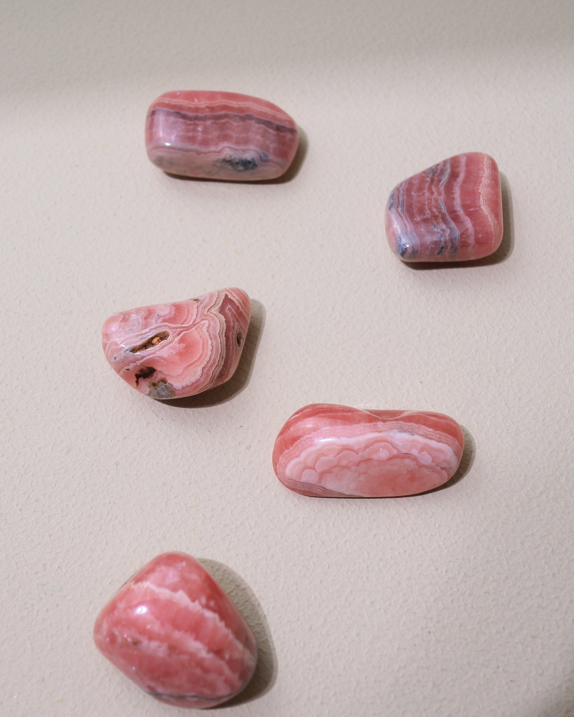 Rhodochrosite Tumbled Stone