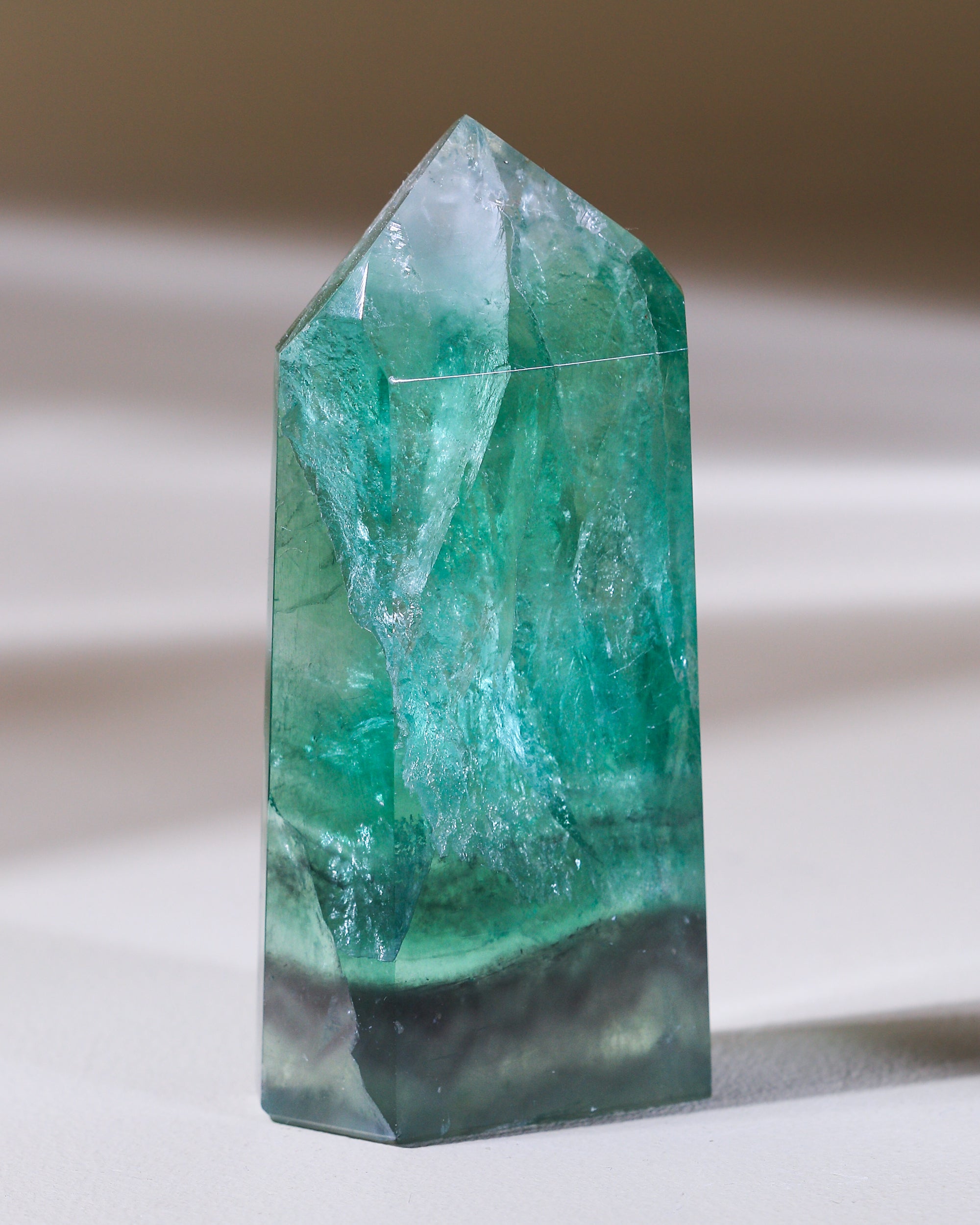 Smaragdgrüner Fluorit, Einzelstück
