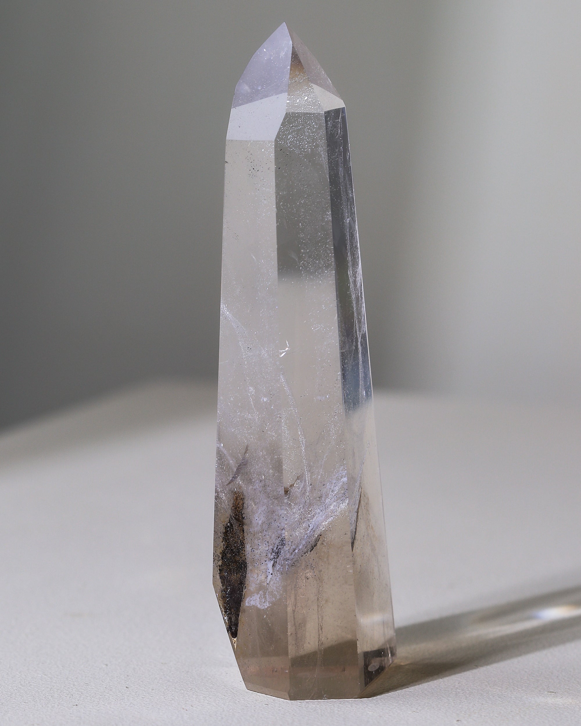 rock crystal point, unique piece