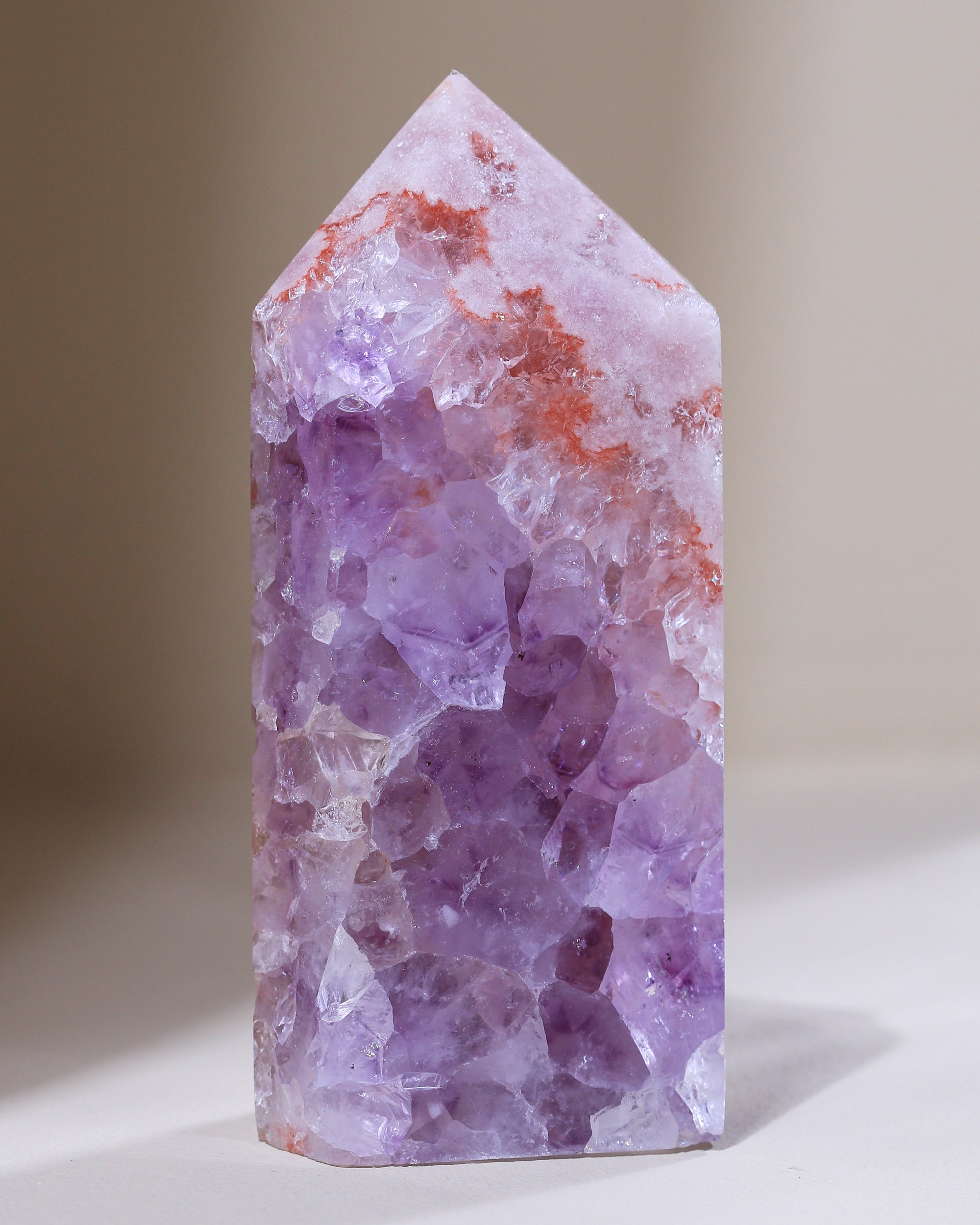pinke Amethyst Spitze, Einzelstück