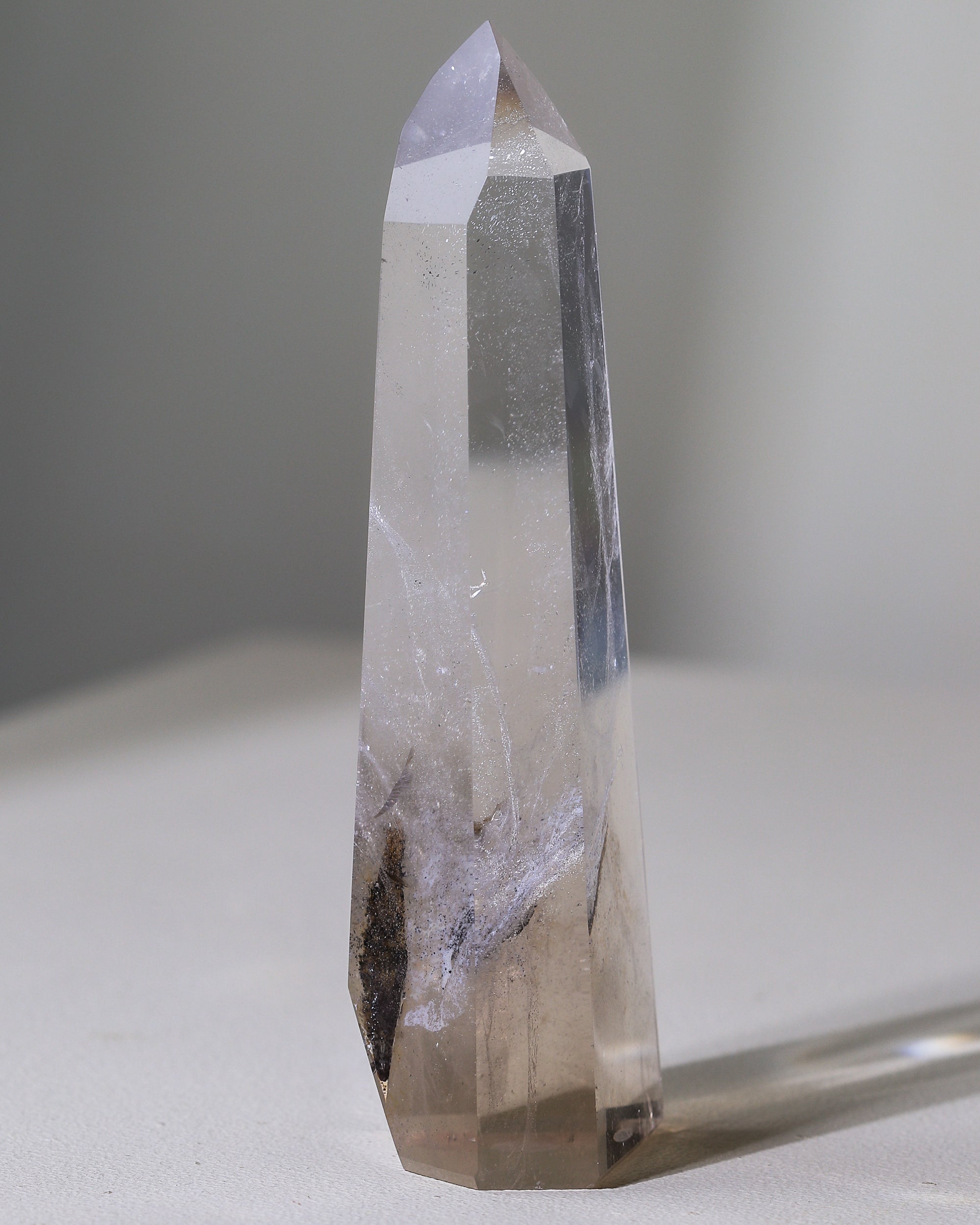 rock crystal point, unique piece