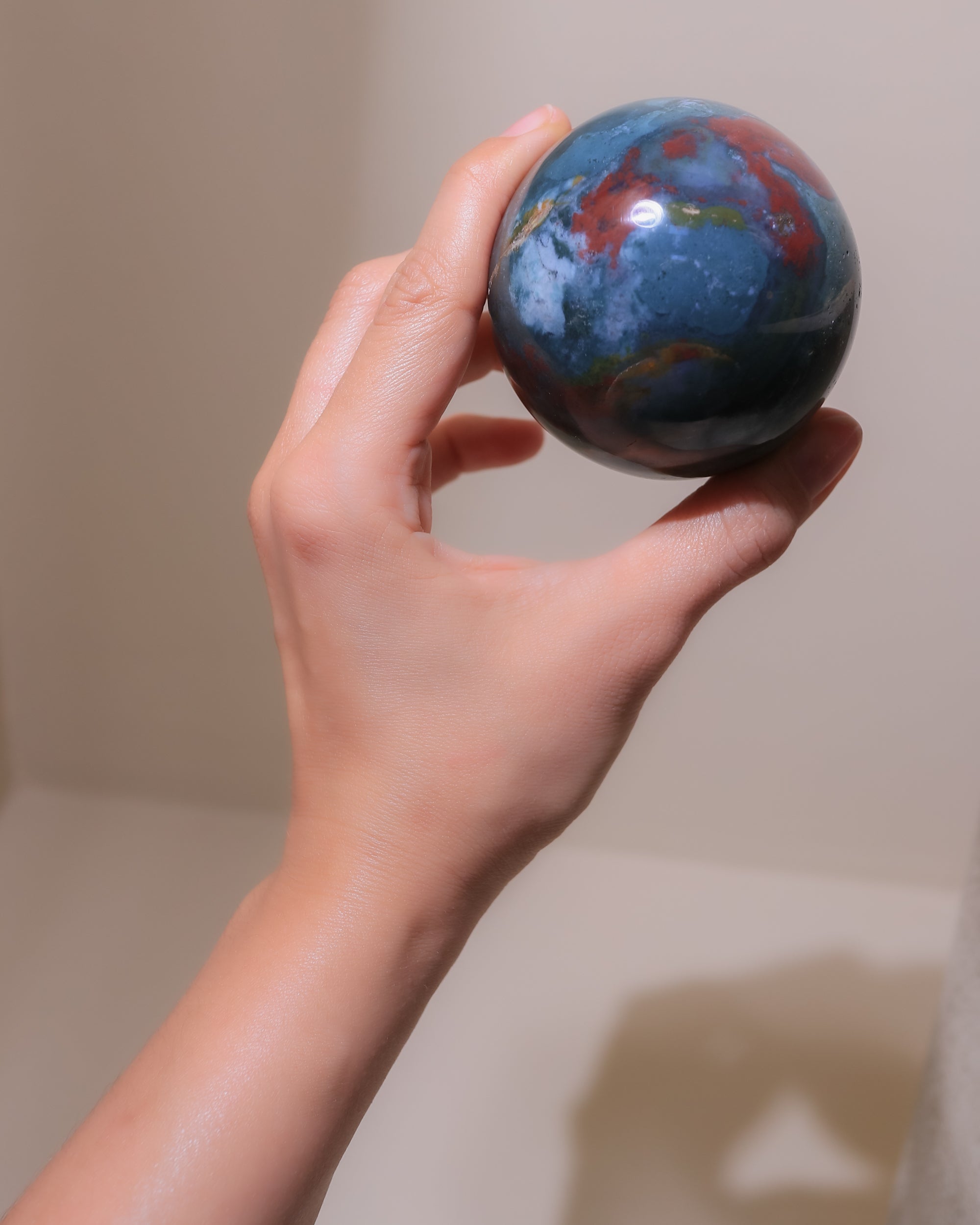 Ozean Jaspis Kugel, Einzelstück