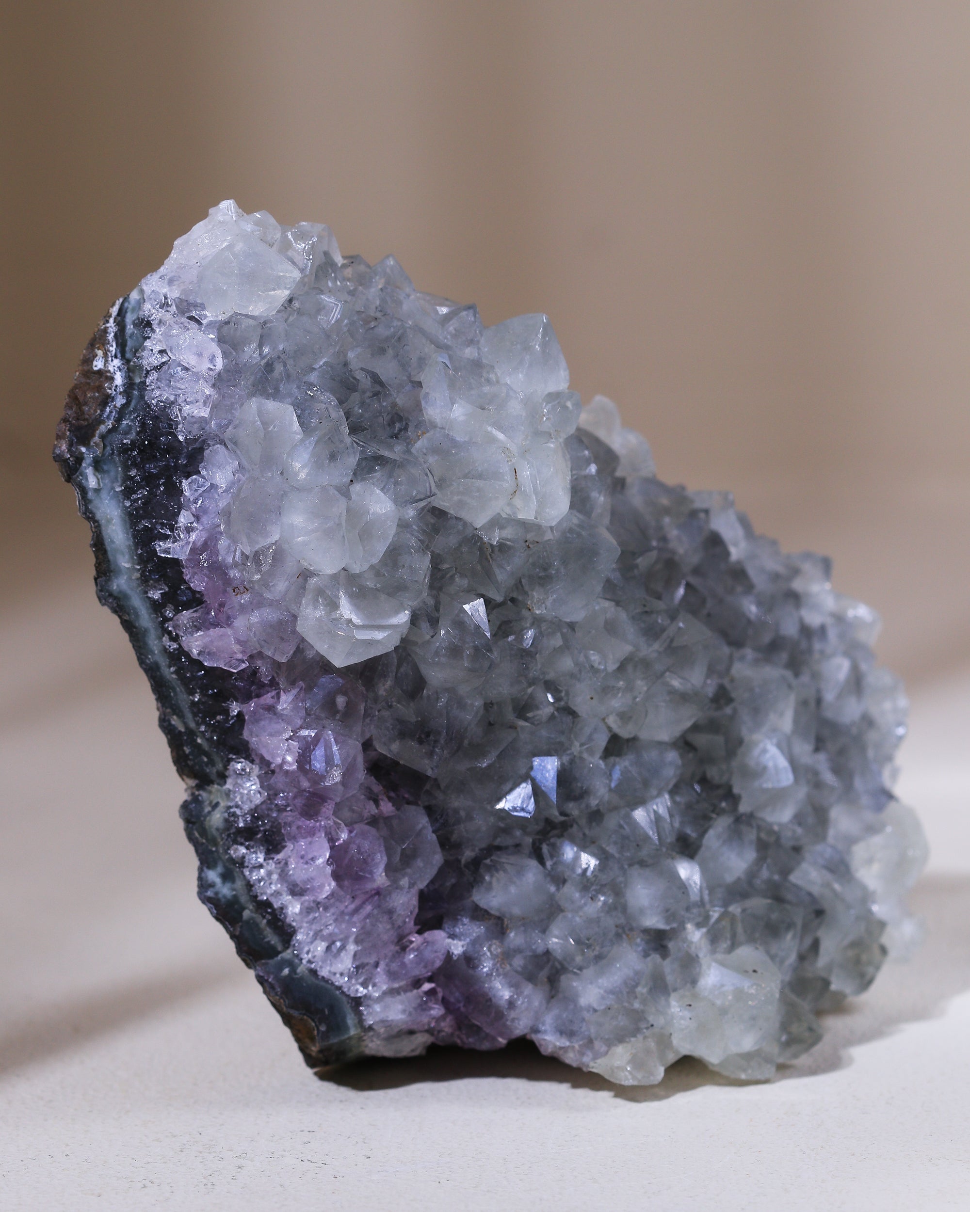 grüner Amethyst (Prasiolith), Einzelstück
