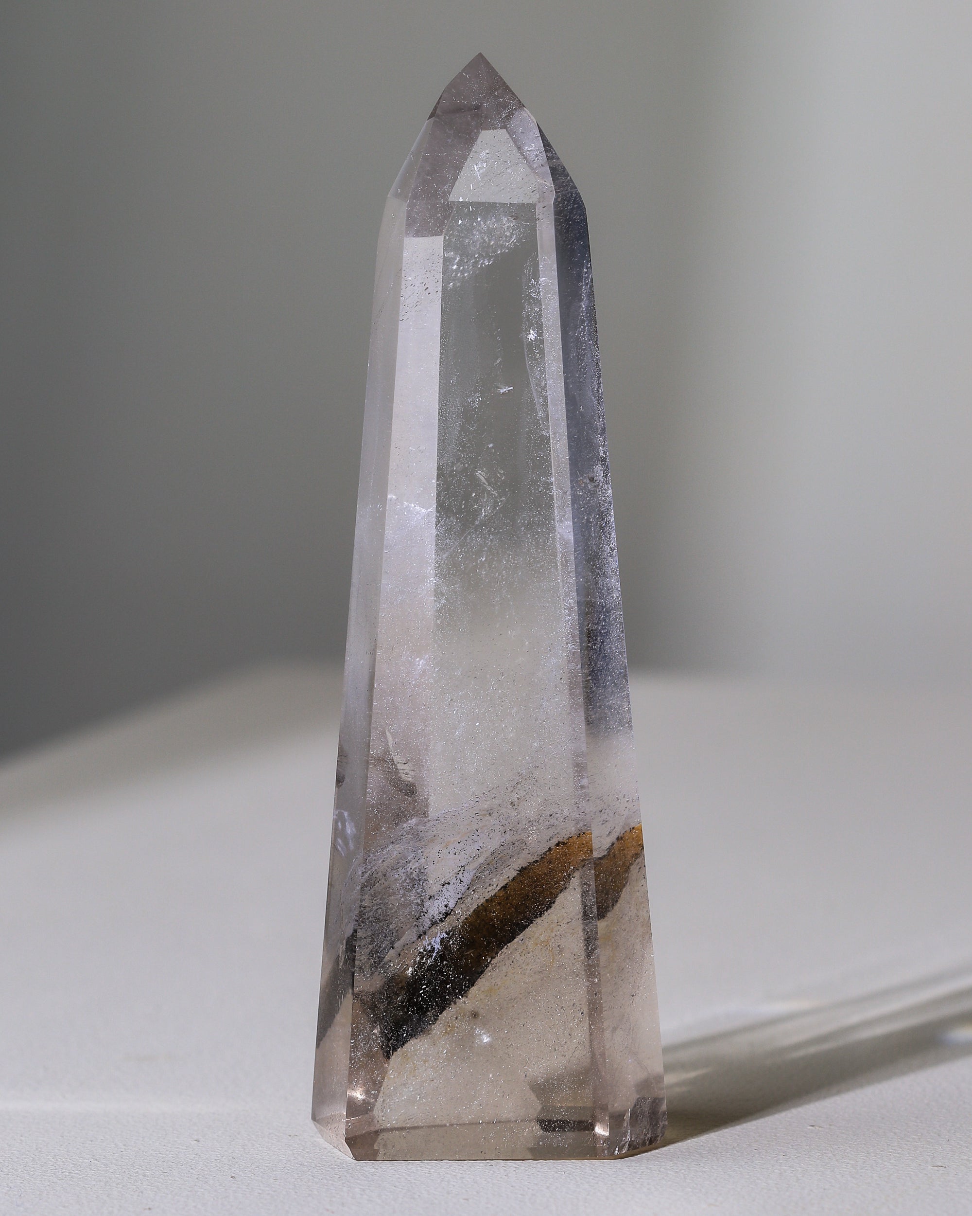 rock crystal point, unique piece