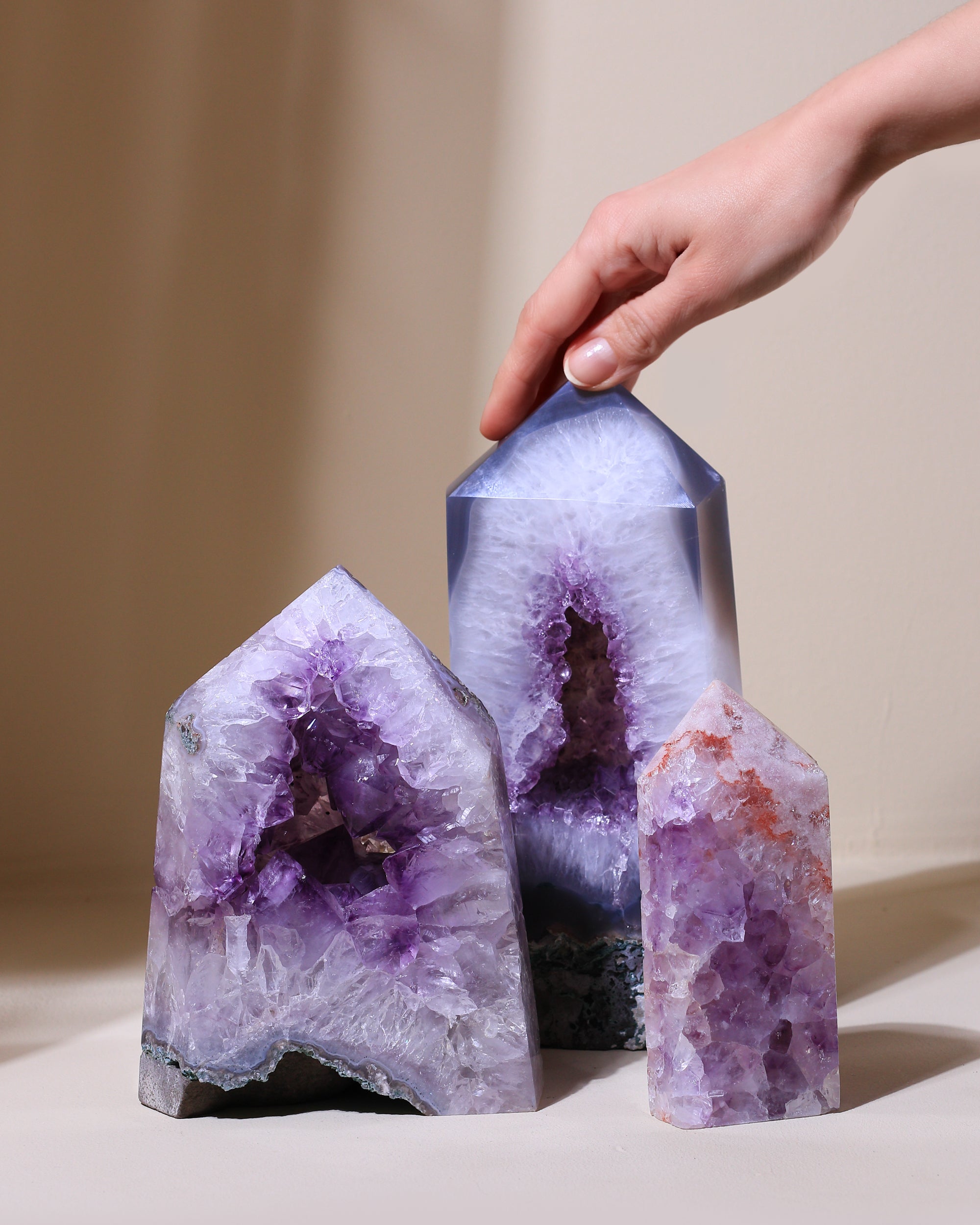 XL Amethyst Spitze, Einzelstück