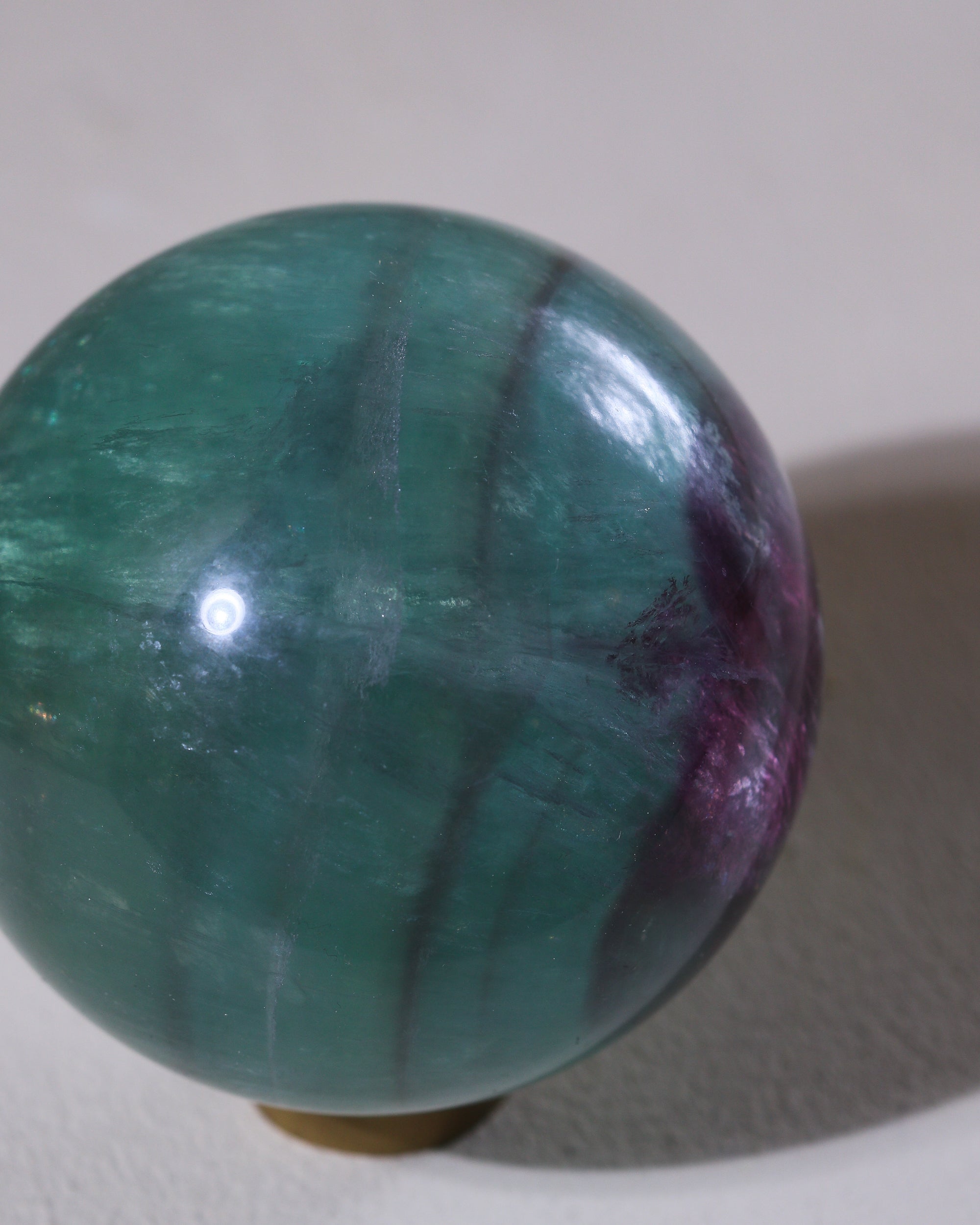 Fluorit Kugel, Einzelstück