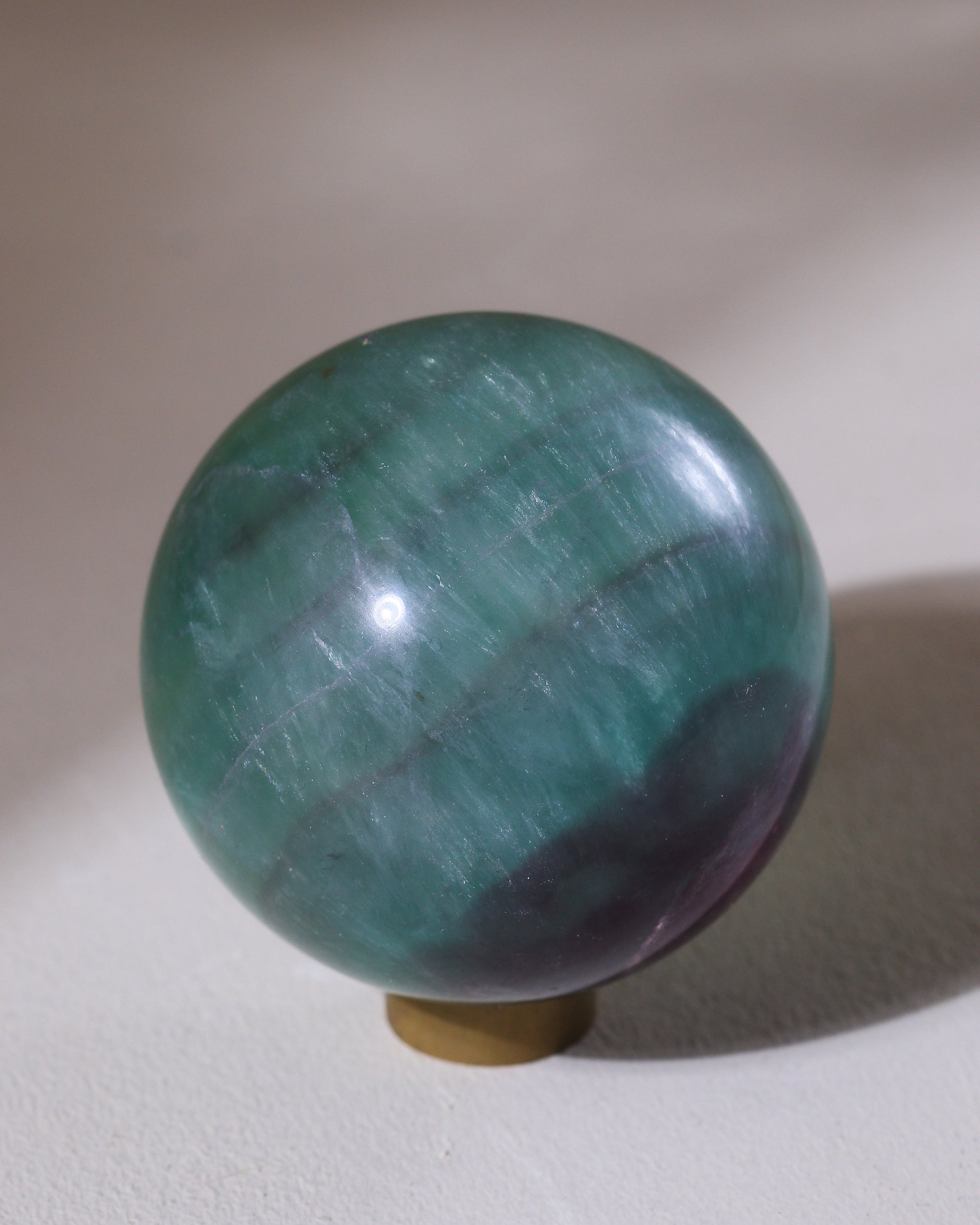 Fluorit Kugel, Einzelstück