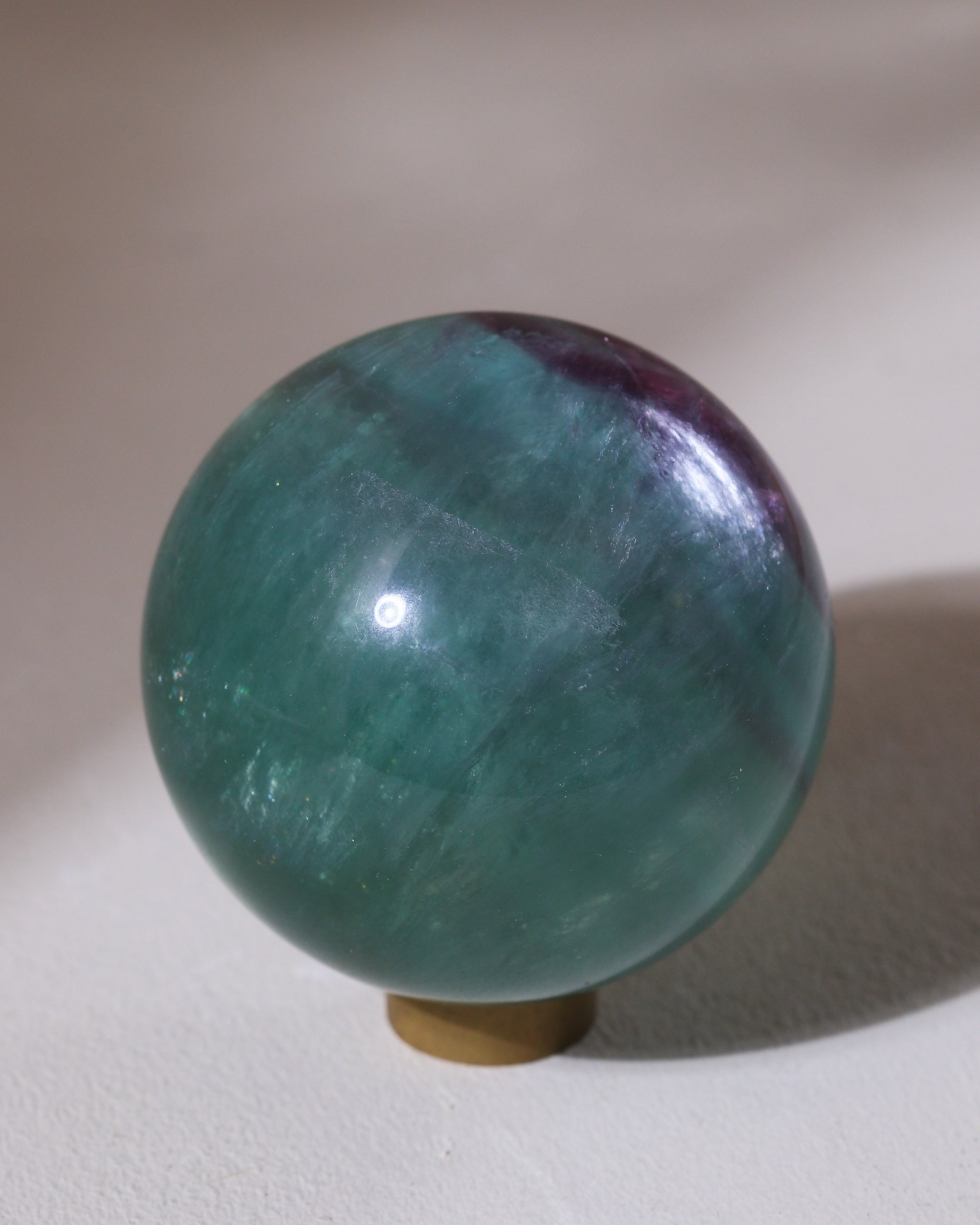 Fluorit Kugel, Einzelstück