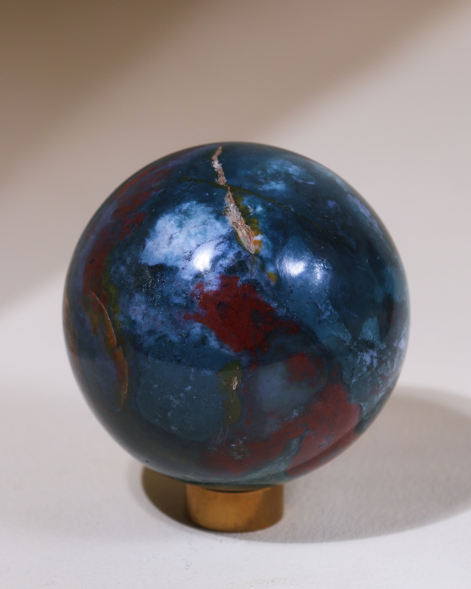 Ozean Jaspis Kugel, Einzelstück