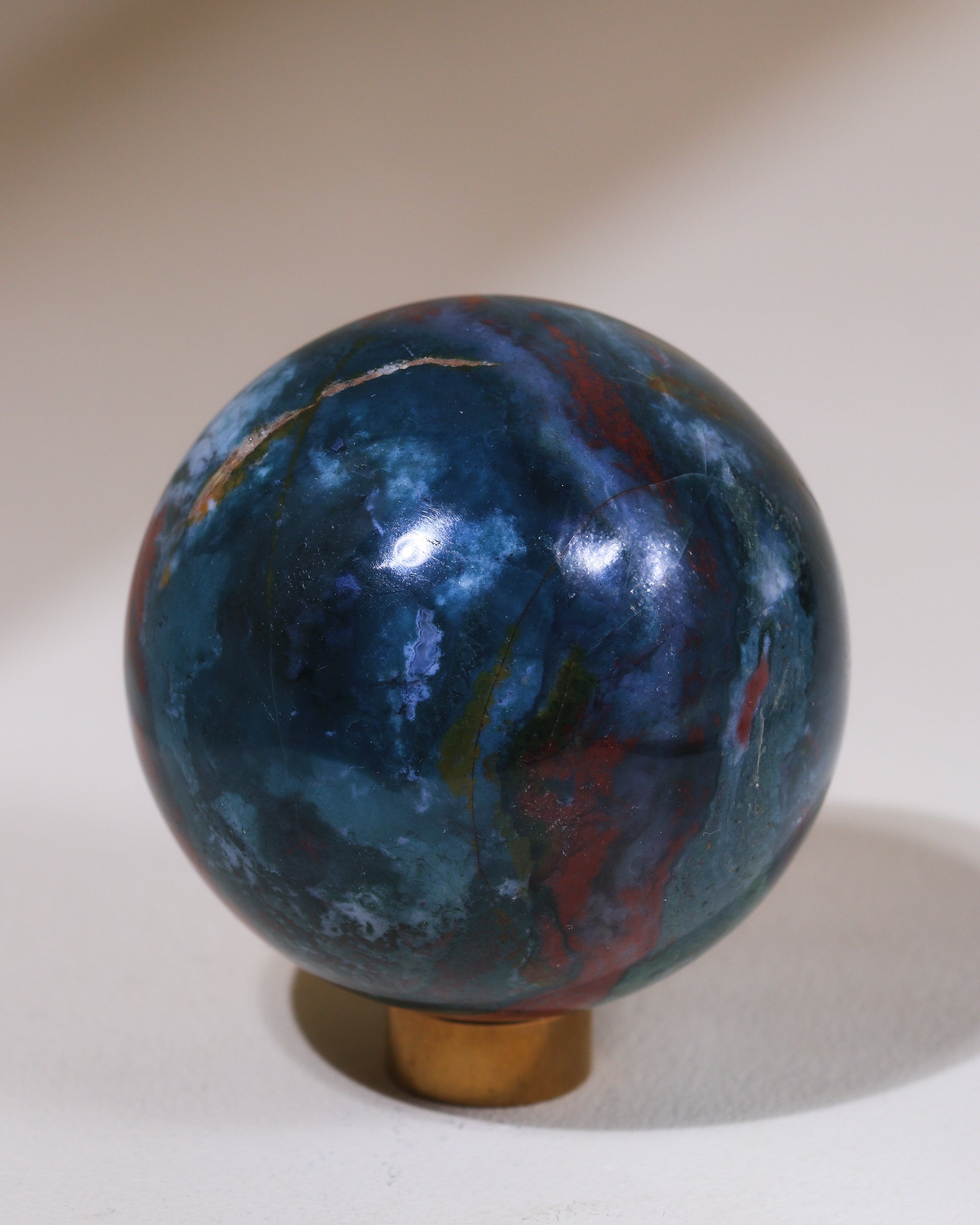 Ozean Jaspis Kugel, Einzelstück