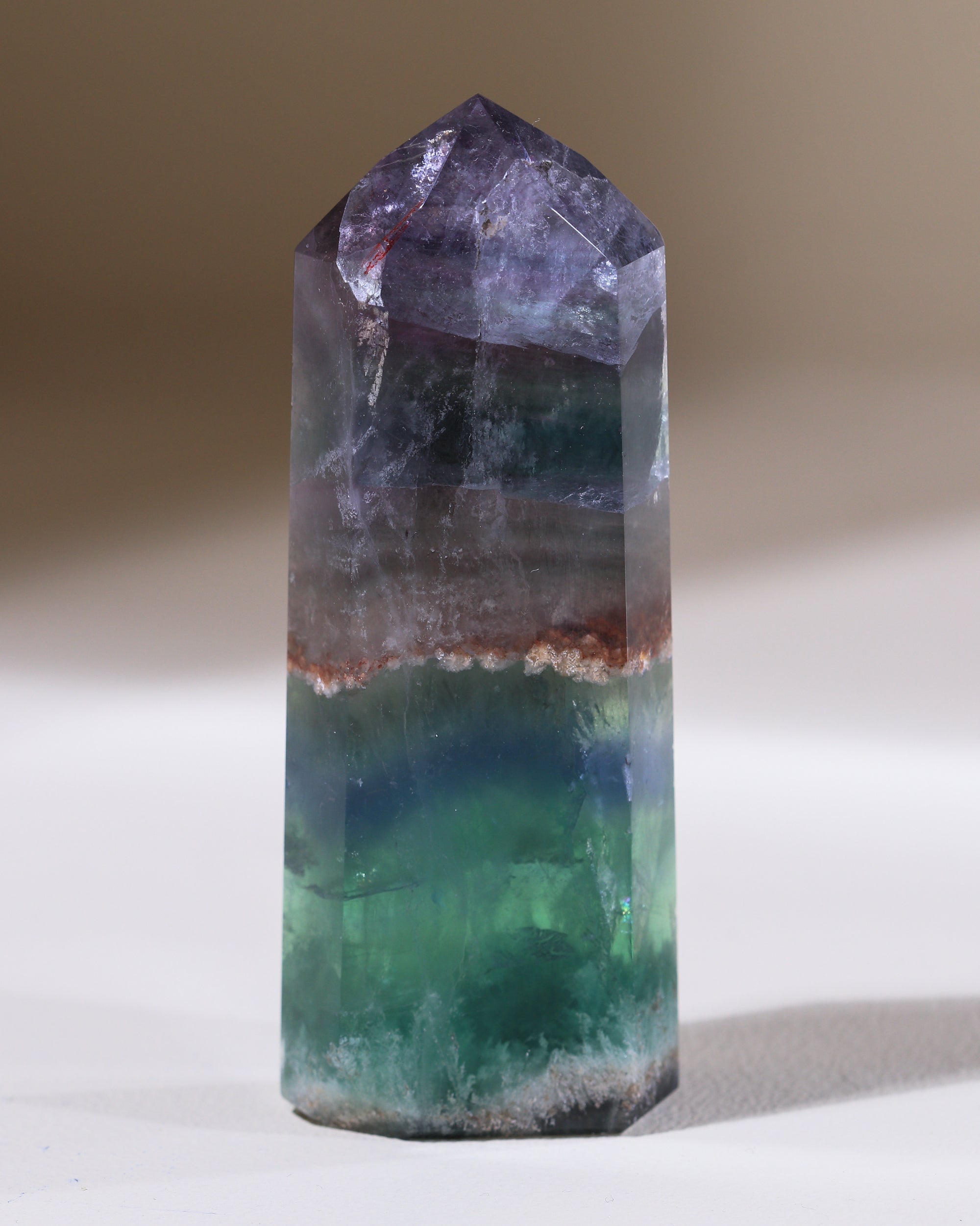 Regenbogen Fluorit, Einzelstück