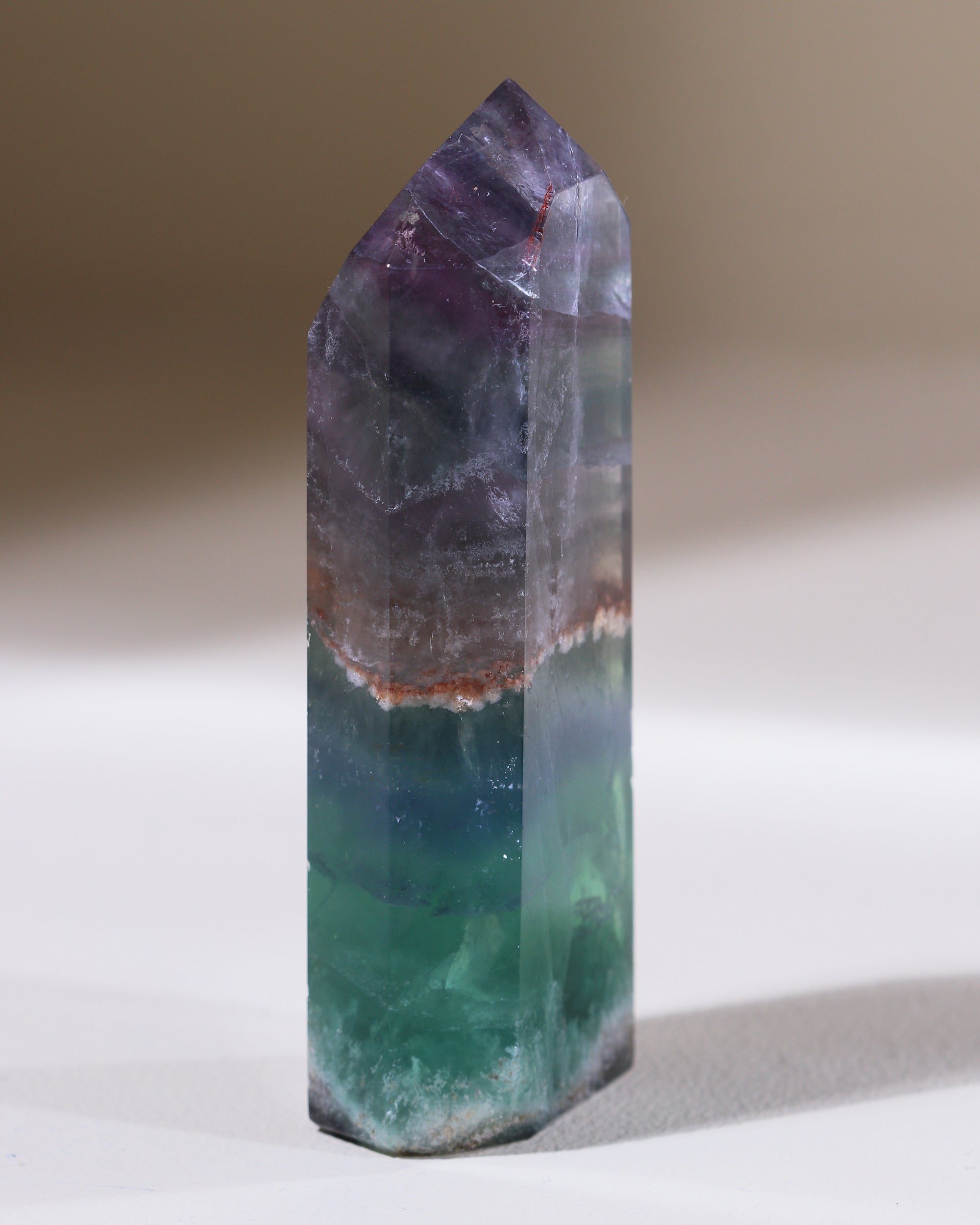 Regenbogen Fluorit, Einzelstück