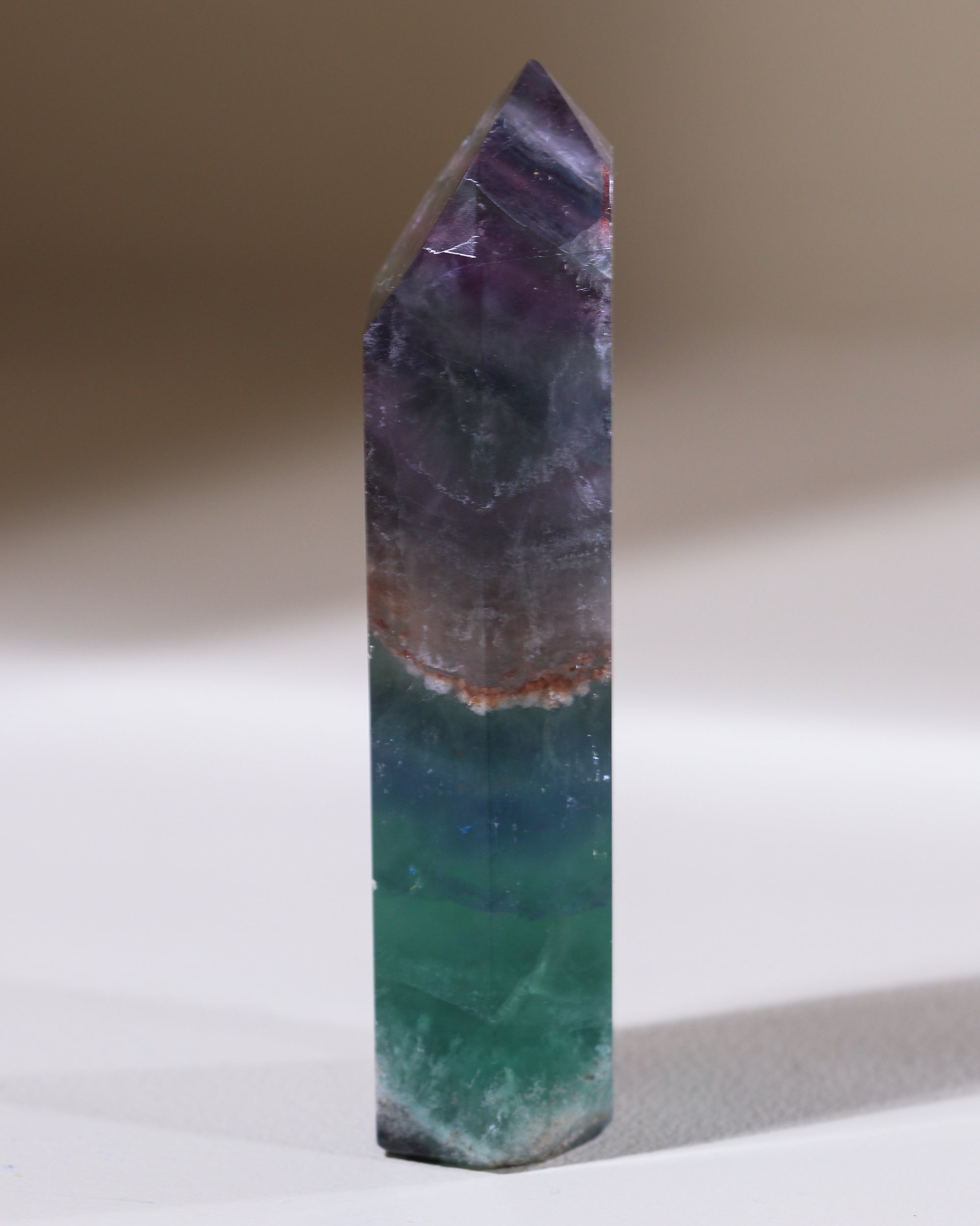 Regenbogen Fluorit, Einzelstück