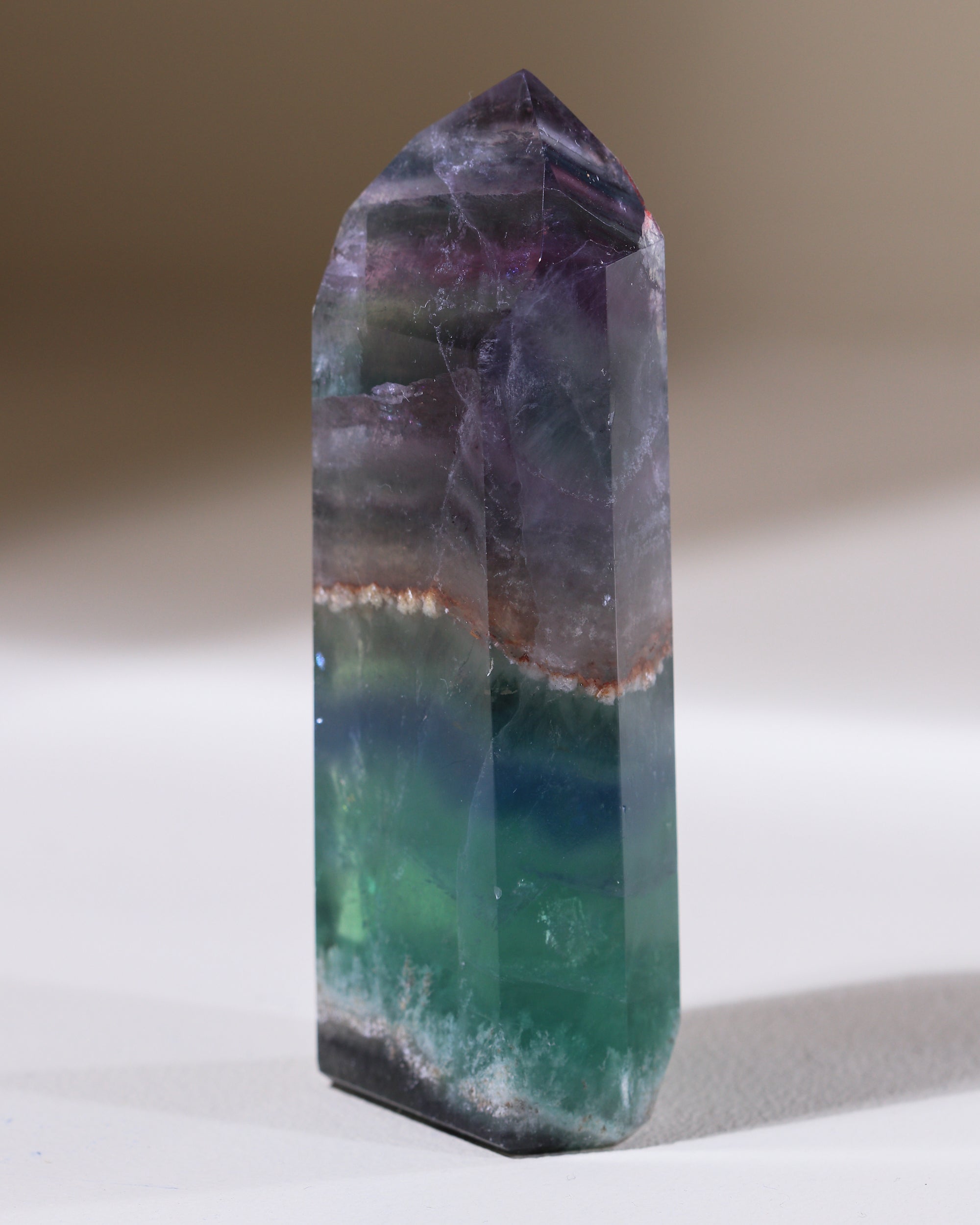 Regenbogen Fluorit, Einzelstück