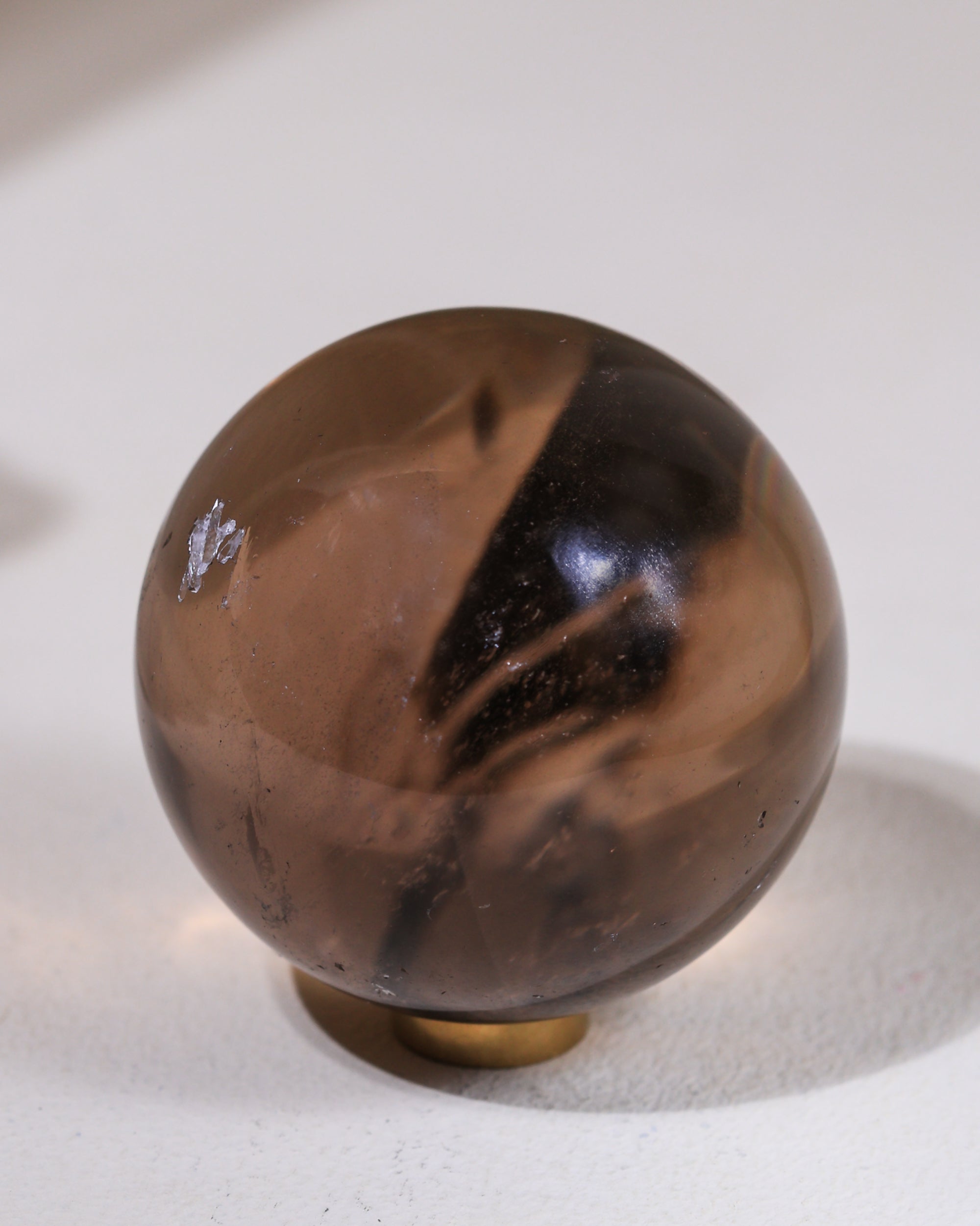 Rauchquarz Kugel, Einzelstück