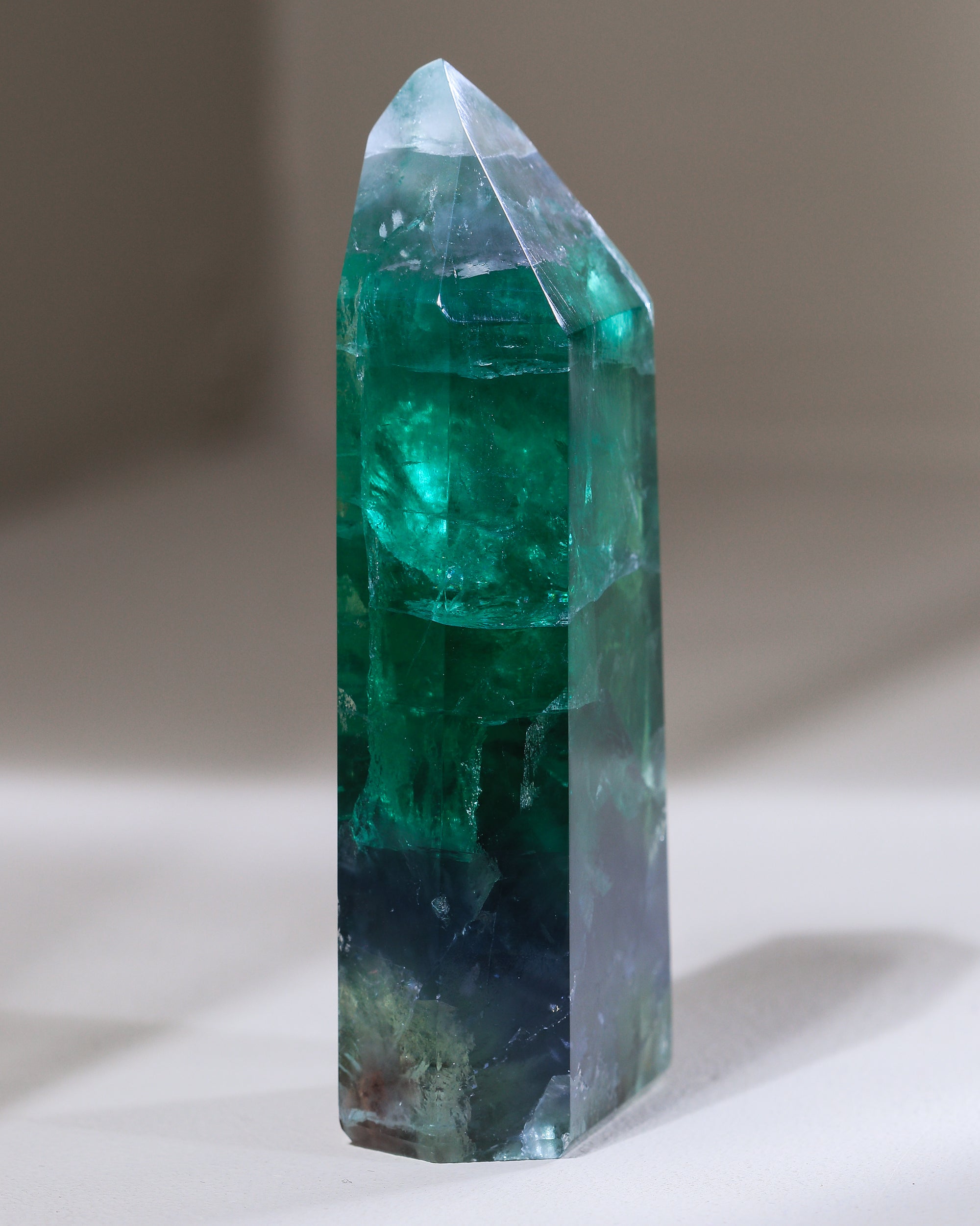 Smaragdgrüner Fluorit, Einzelstück