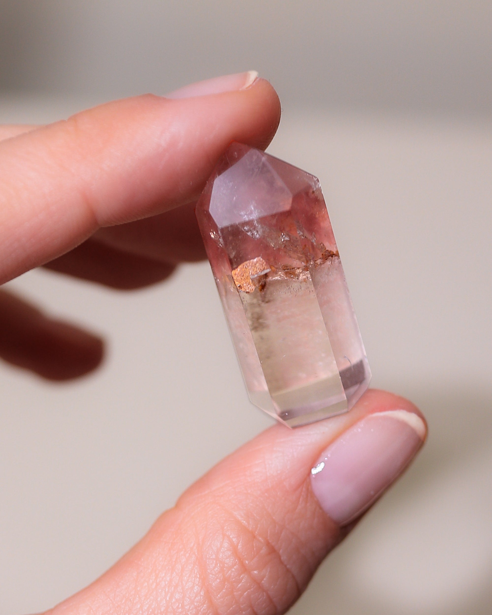 Mini Lithium Quartz / Pink Phantom Tip