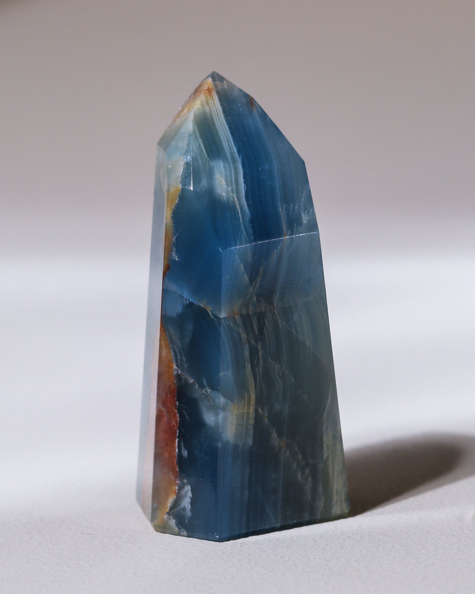 Blue Onyx Calcit, Einzelstück