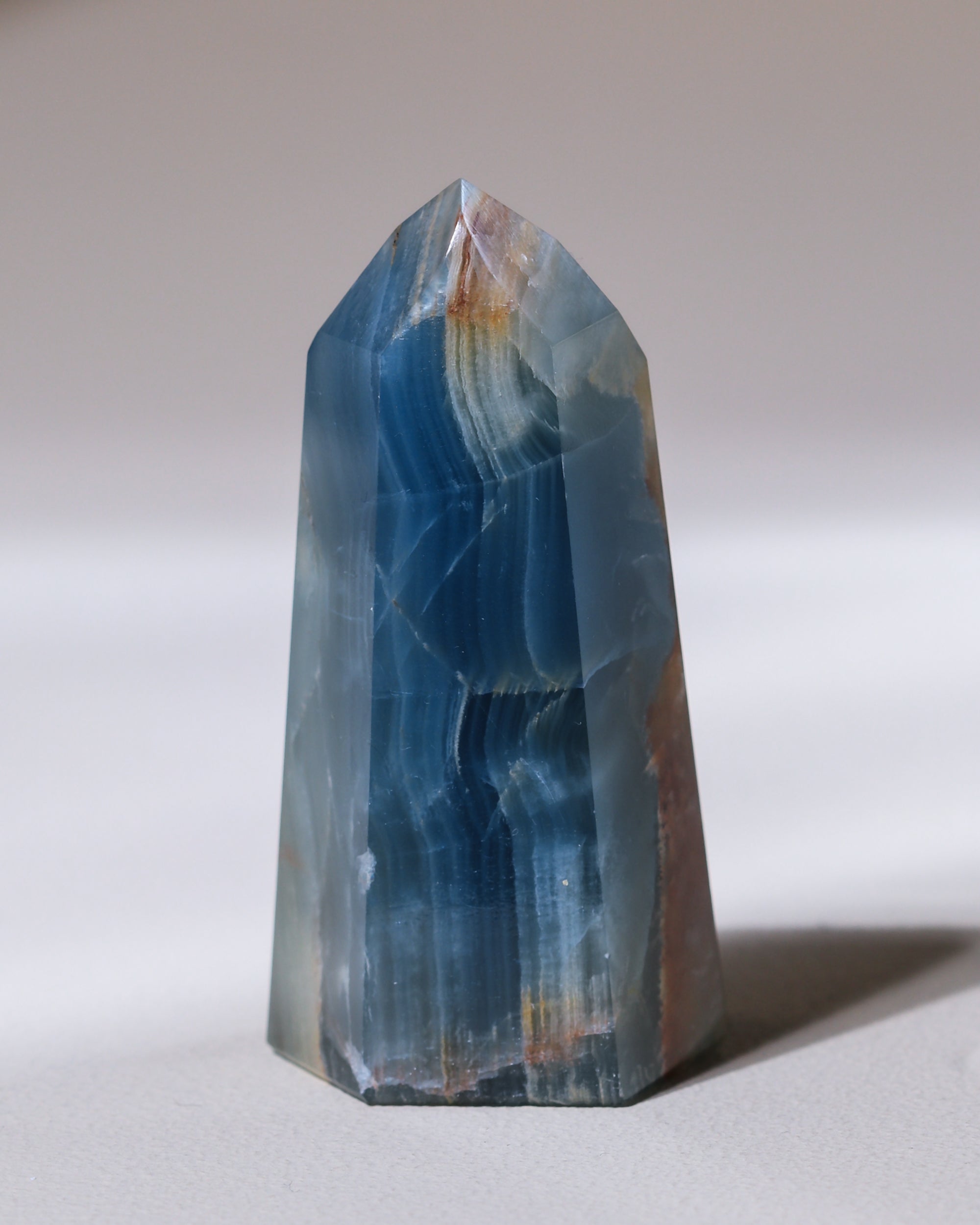 Blue Onyx Calcit, Einzelstück