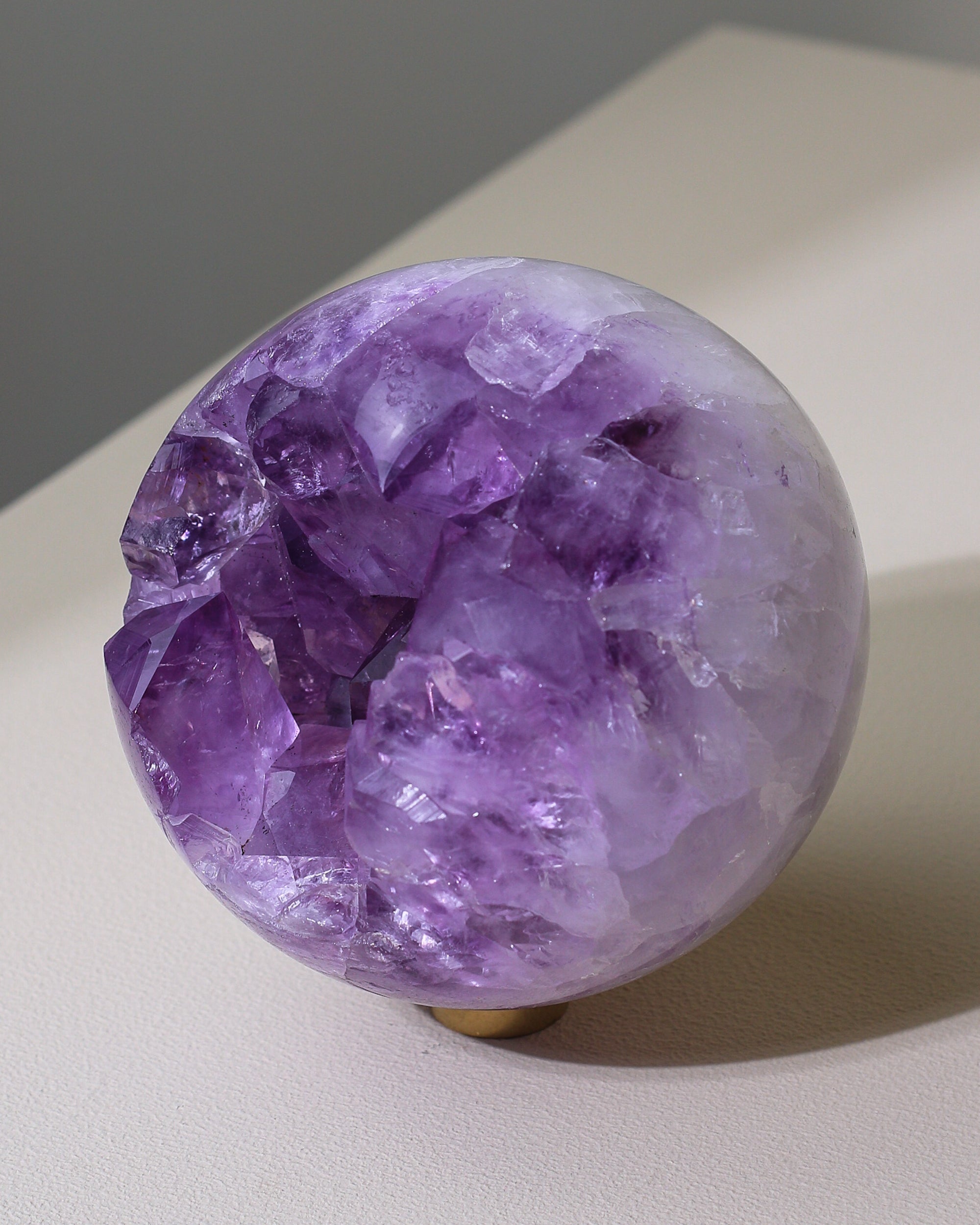 Amethyst Kugel, Einzelstück