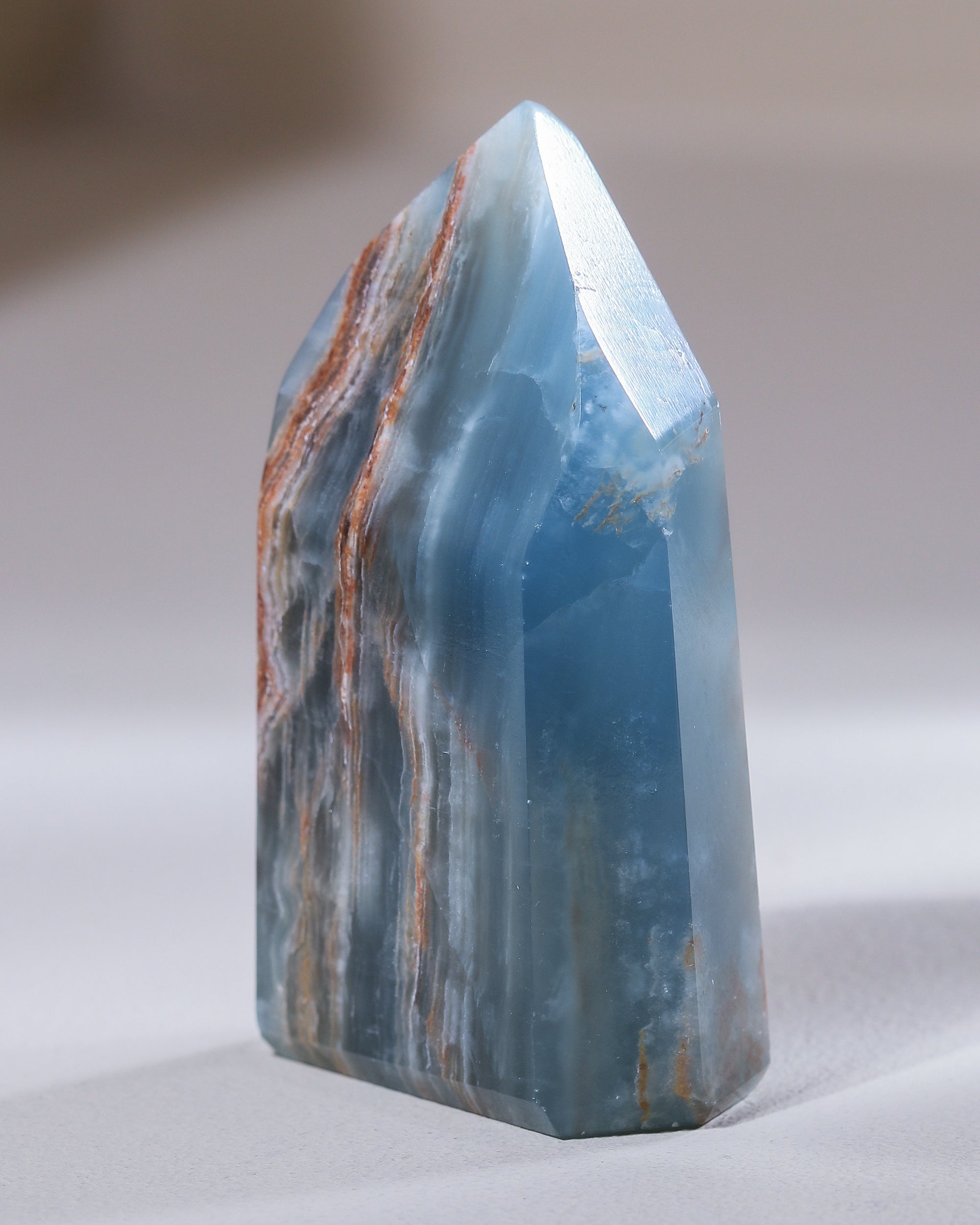 Blue Onyx Calcit, Einzelstück