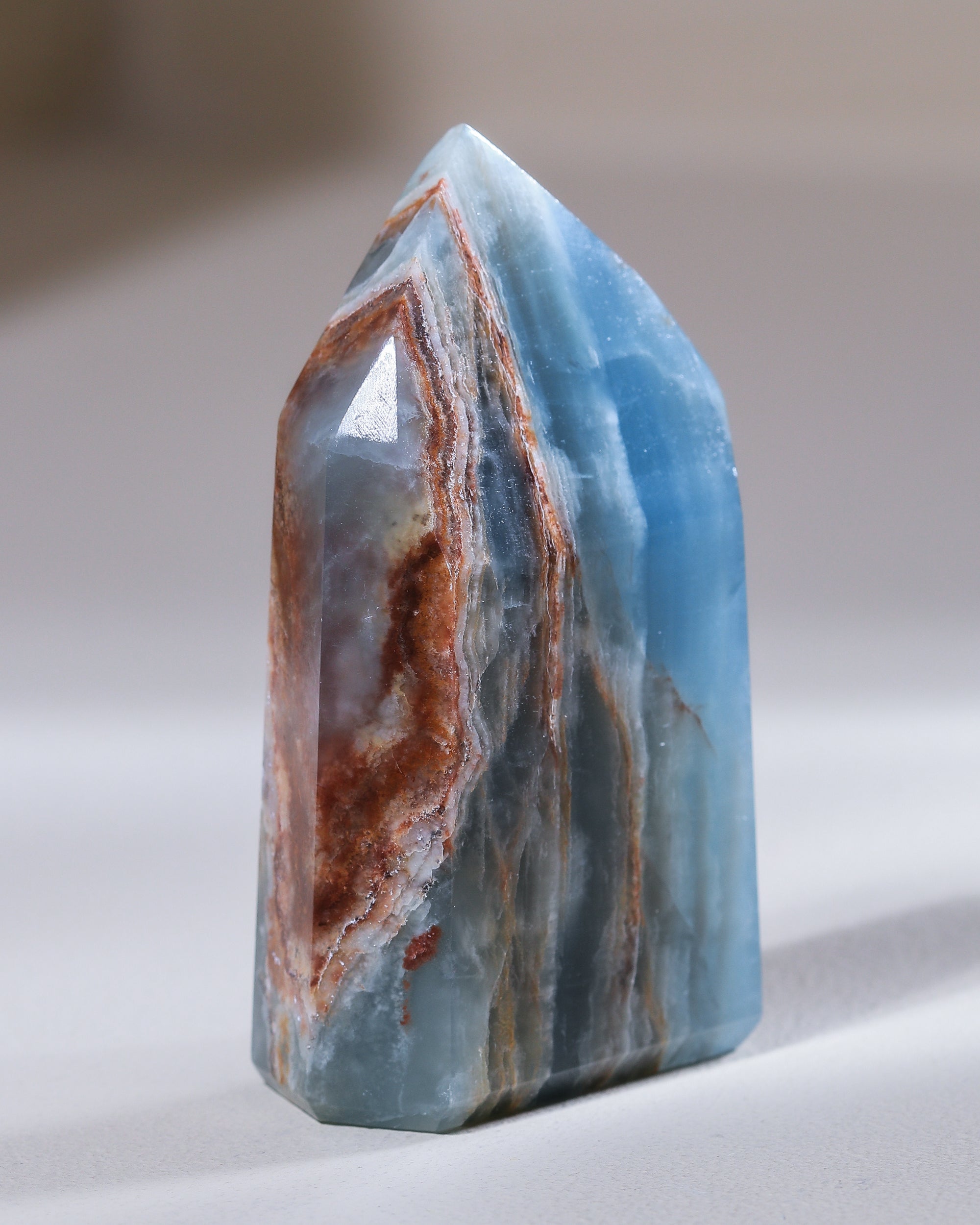 Blue Onyx Calcit, Einzelstück
