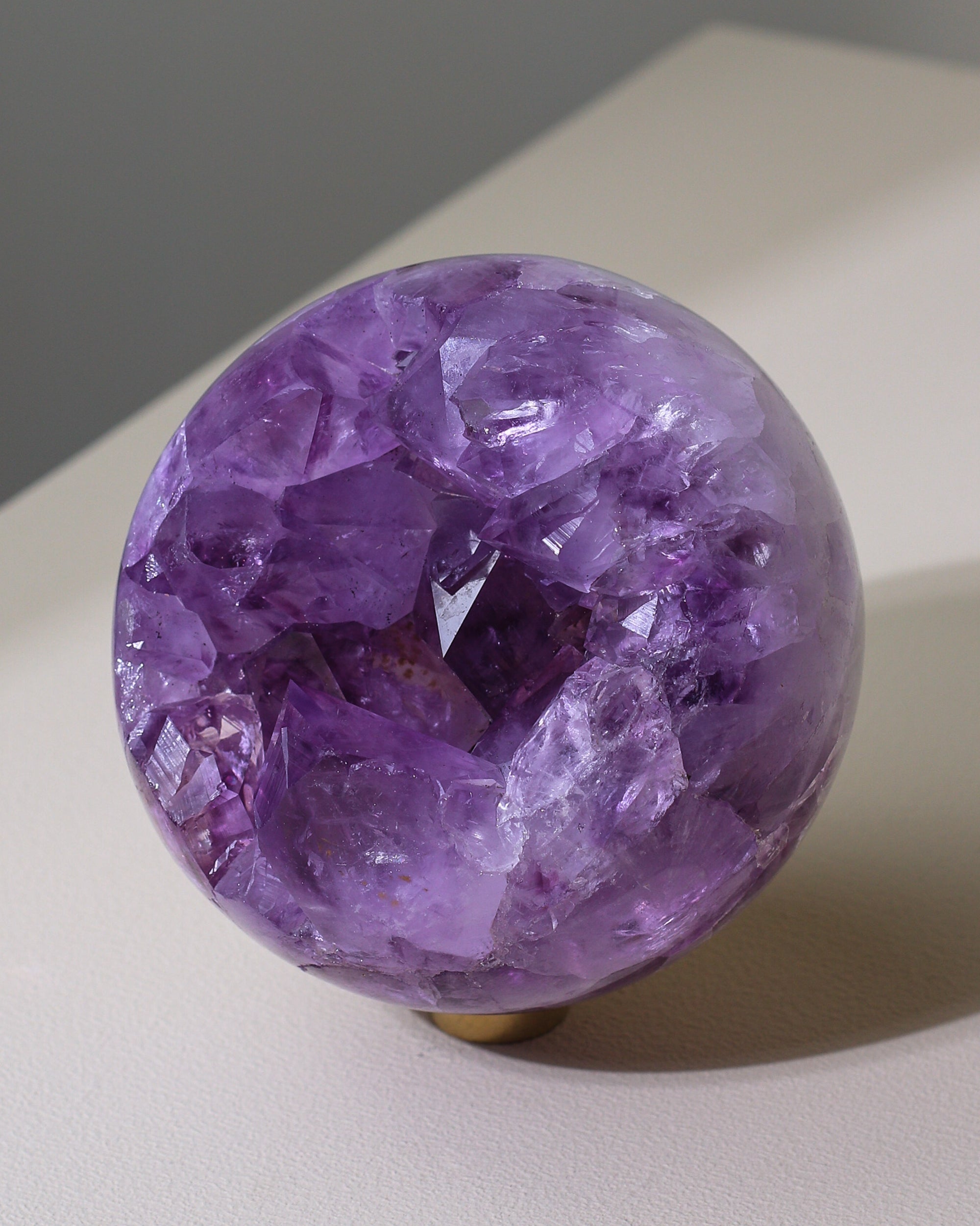 Amethyst Kugel, Einzelstück