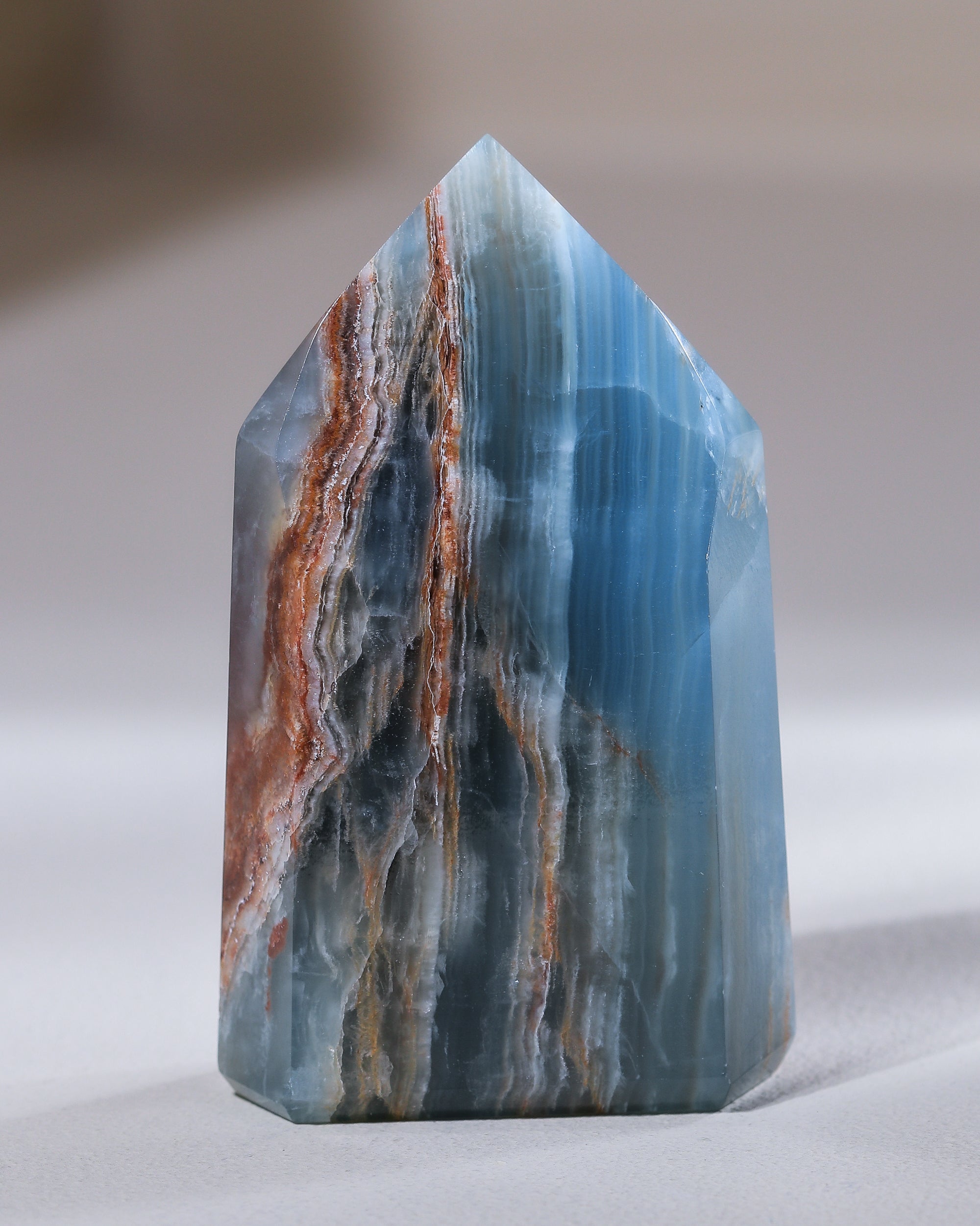 Blue Onyx Calcit, Einzelstück